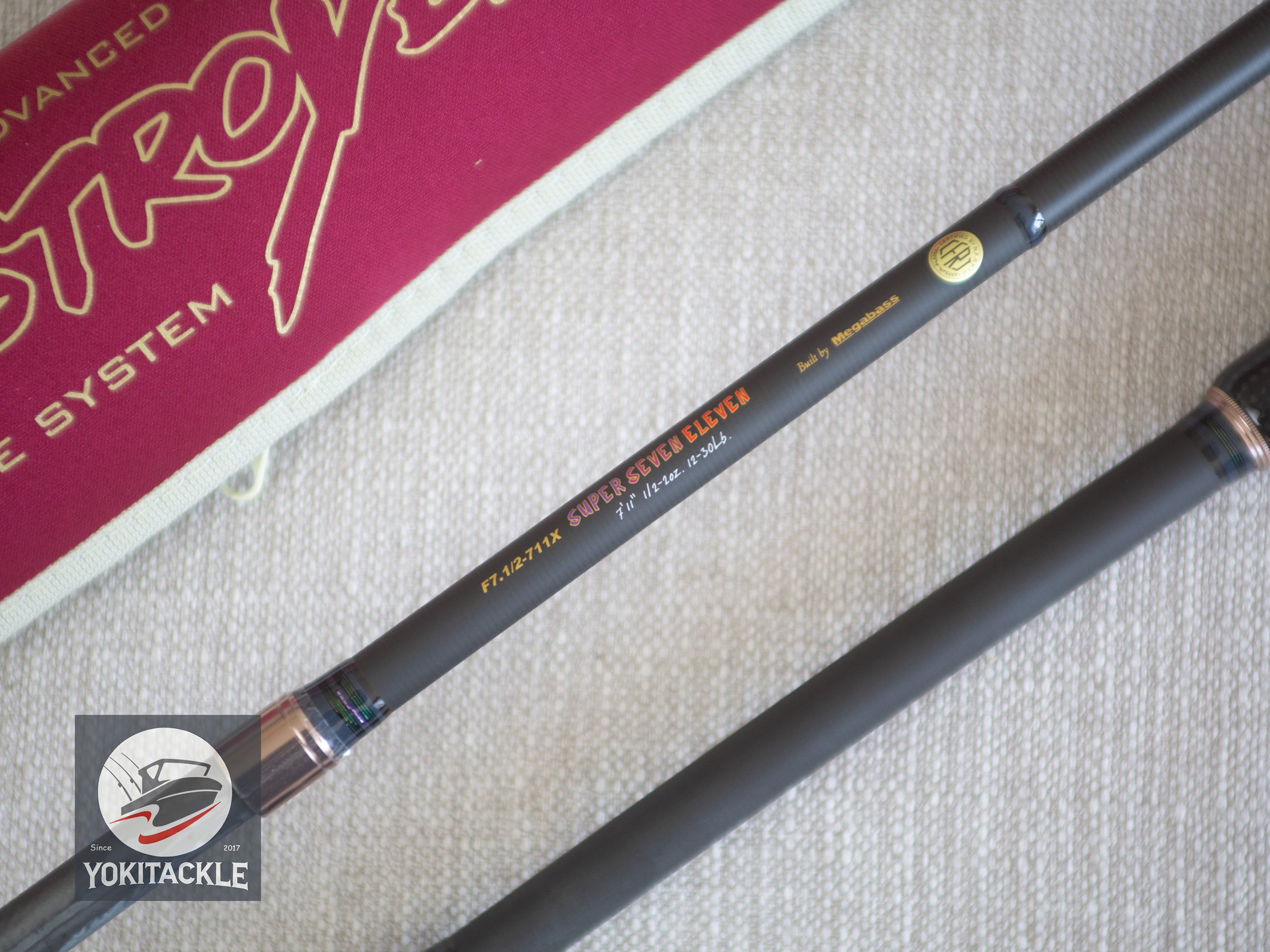 Megabass DESTROYER F7.1/2-711X SUPER SEVEN ELEVEN Baitcasting Rod – YOKI Tackle Fishing Gear Emporium Megabass DESTROYER F7.1/2-711X SUPER SEVEN ELEVEN Baitcasting Rod – YOKI Tackle Fishing Gear Emporium