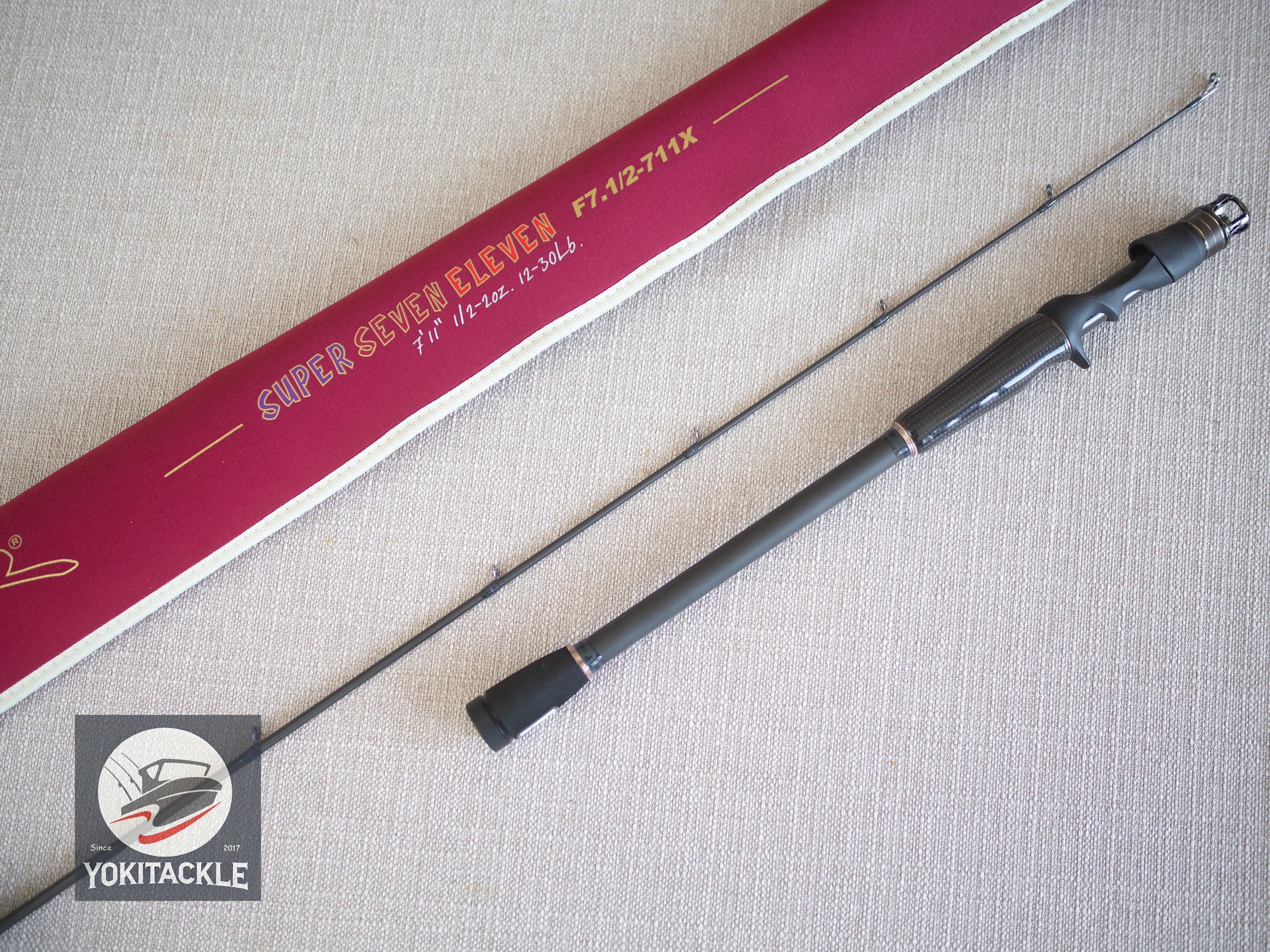 Megabass DESTROYER F7.1/2-711X SUPER SEVEN ELEVEN Baitcasting Rod YOKI Tackle Fishing Gear Emporium Megabass DESTROYER F7.1/2-711X SUPER SEVEN ELEVEN Baitcasting Rod YOKI Tackle Fishing Gear Emporium