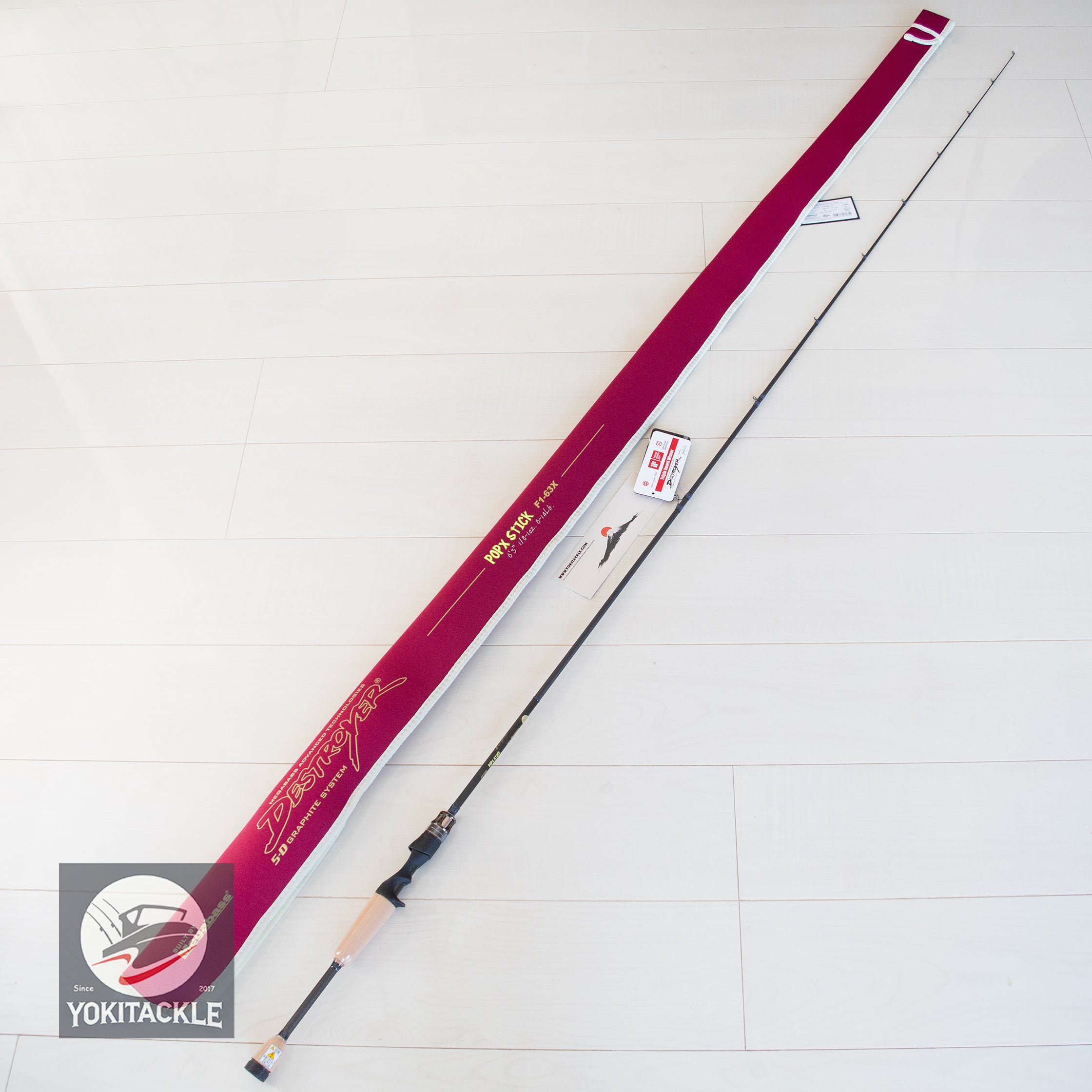 Megabass DESTROYER F1-63X Insect Rod POPX STICK Baitcasting