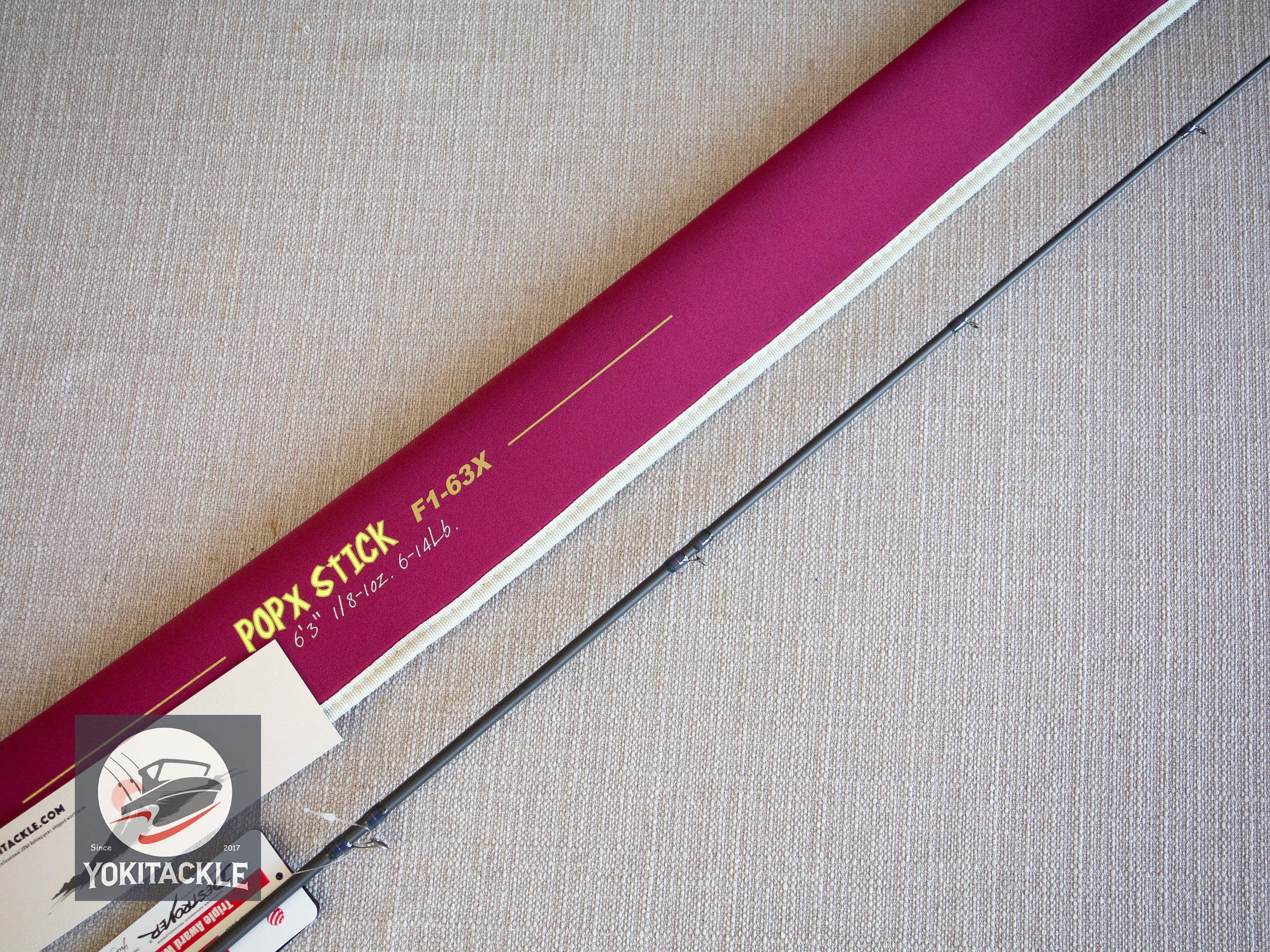 Brand New Megabass DESTROYER F1-63X Insect Rod POPX STICK Baitcasting Rod