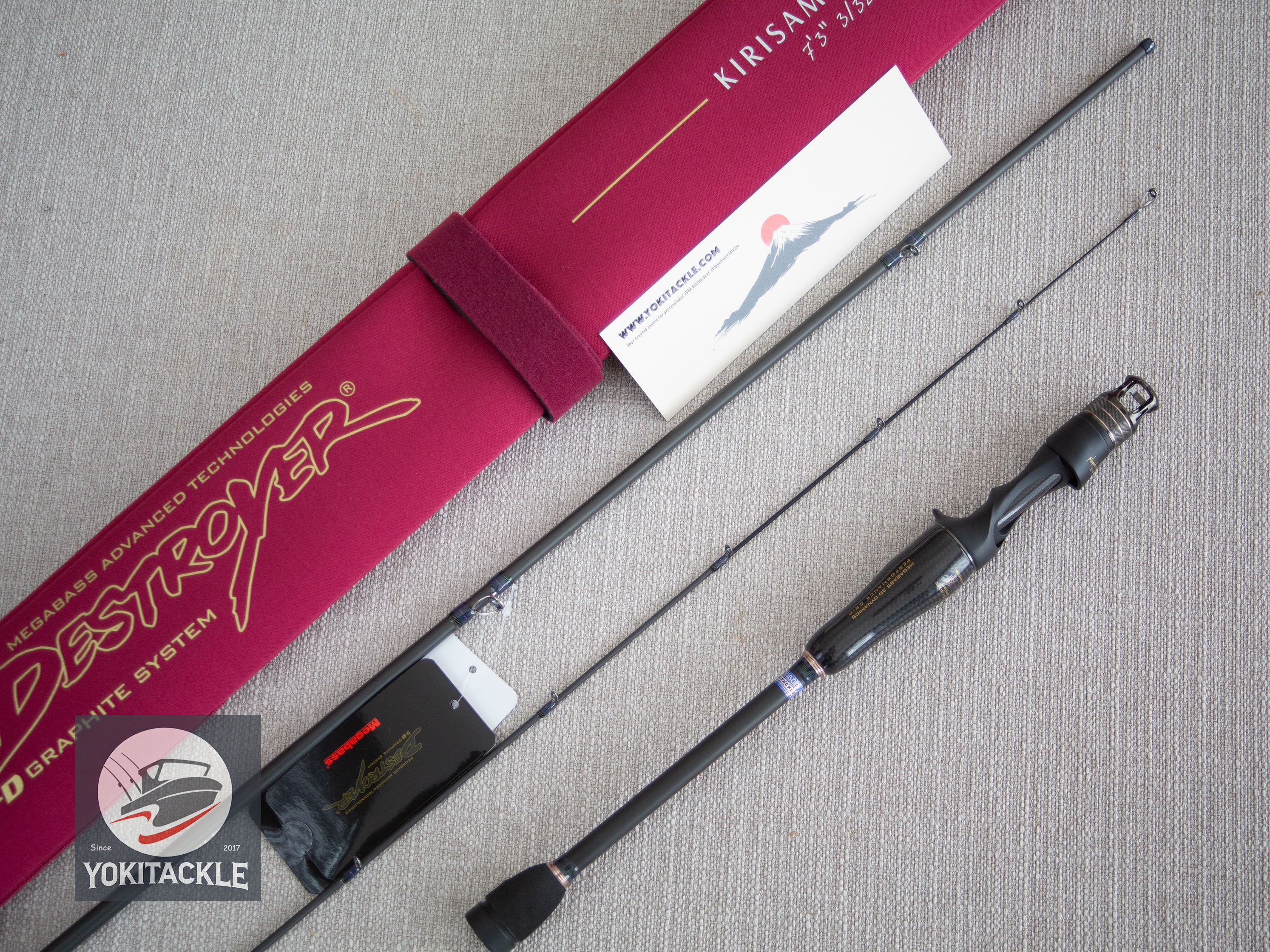 Brand New Megabass DESTROYER P5 F2st-73X KIRISAME BAIT STRATEGIST Baitcasting Rod