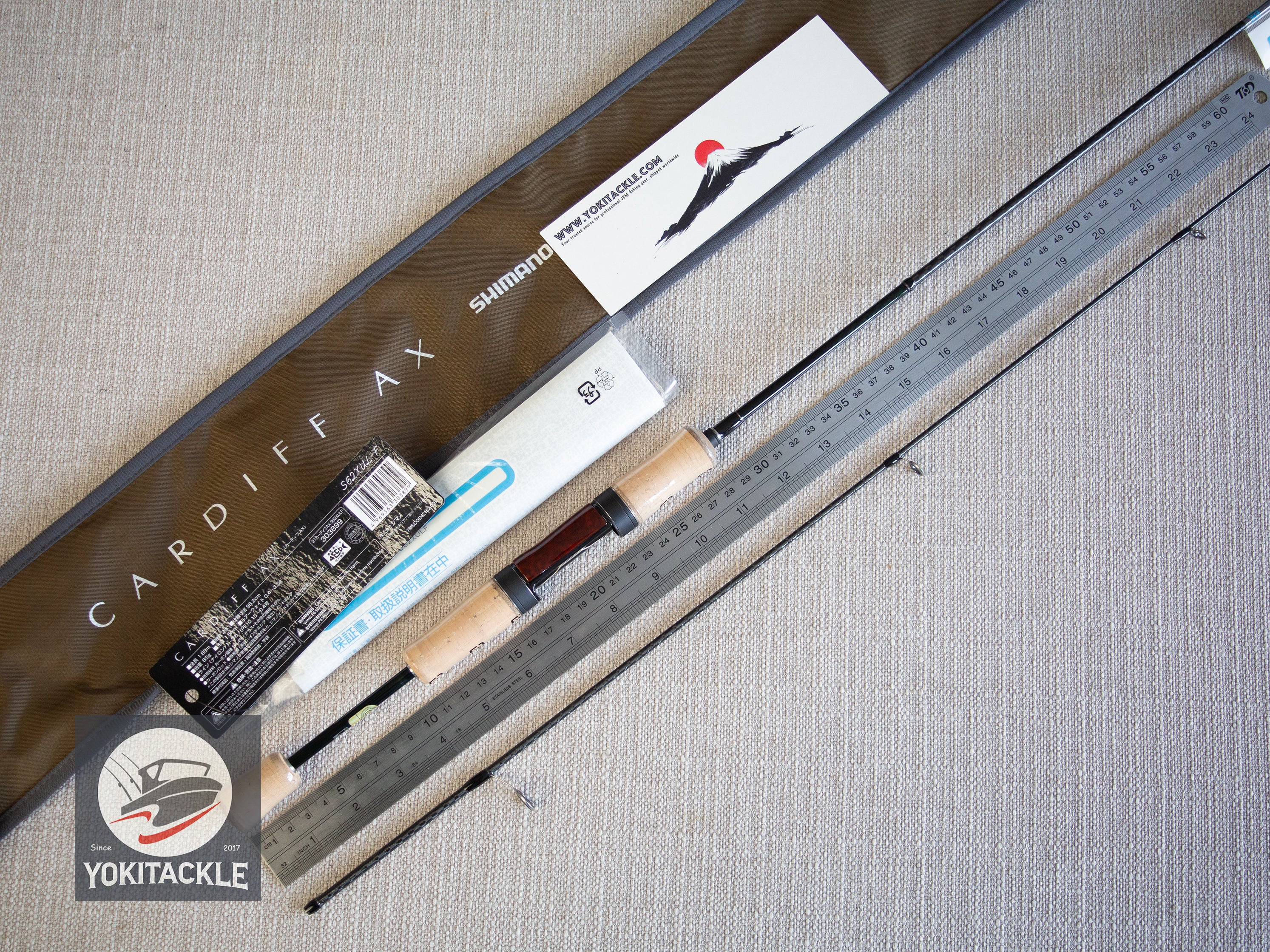 Shimano 21 Cardiff AX S62XUL-F Spinning Rod for Trout