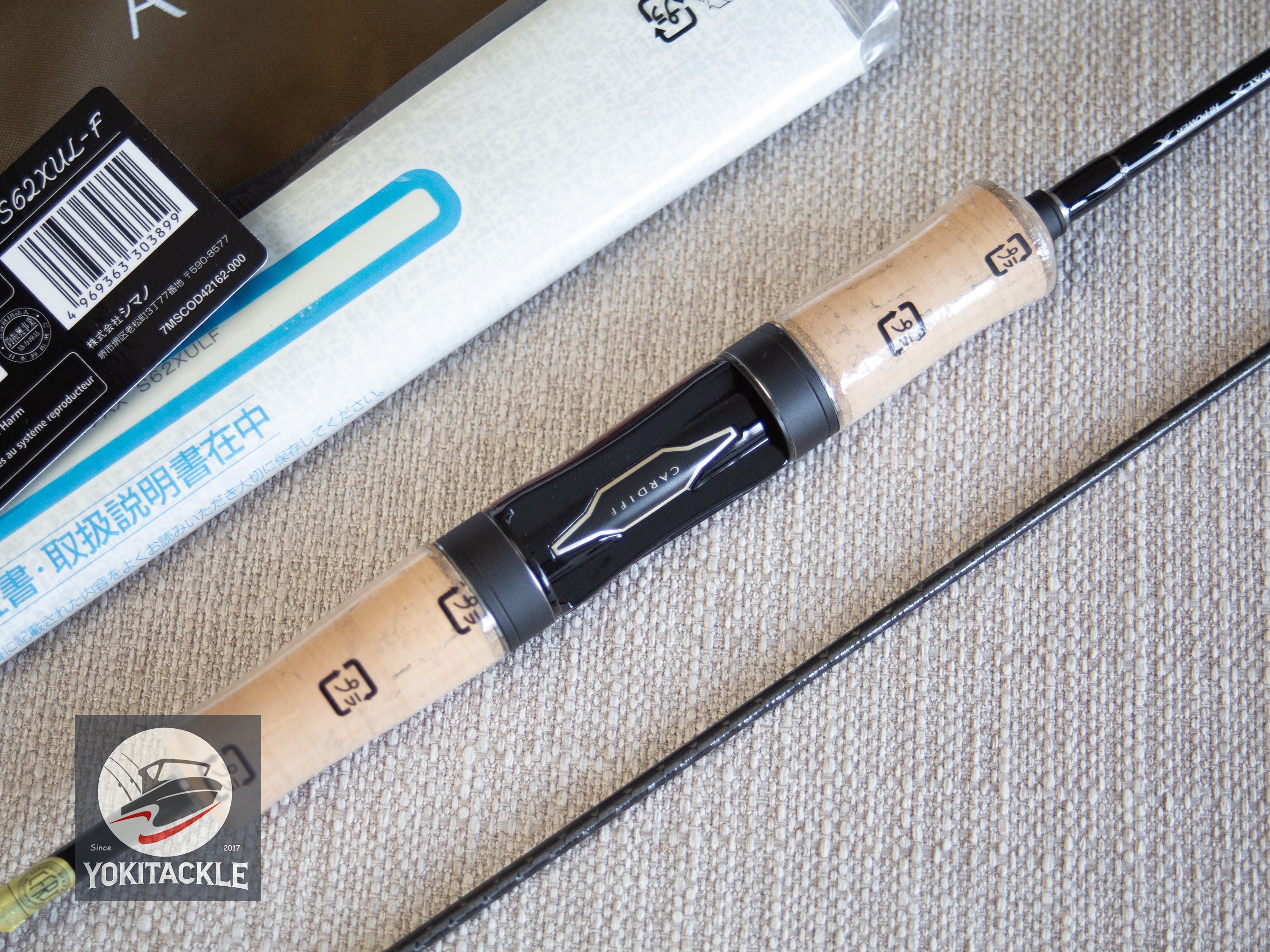 Shimano 21 Cardiff AX S62XUL-F Spinning Rod for Trout