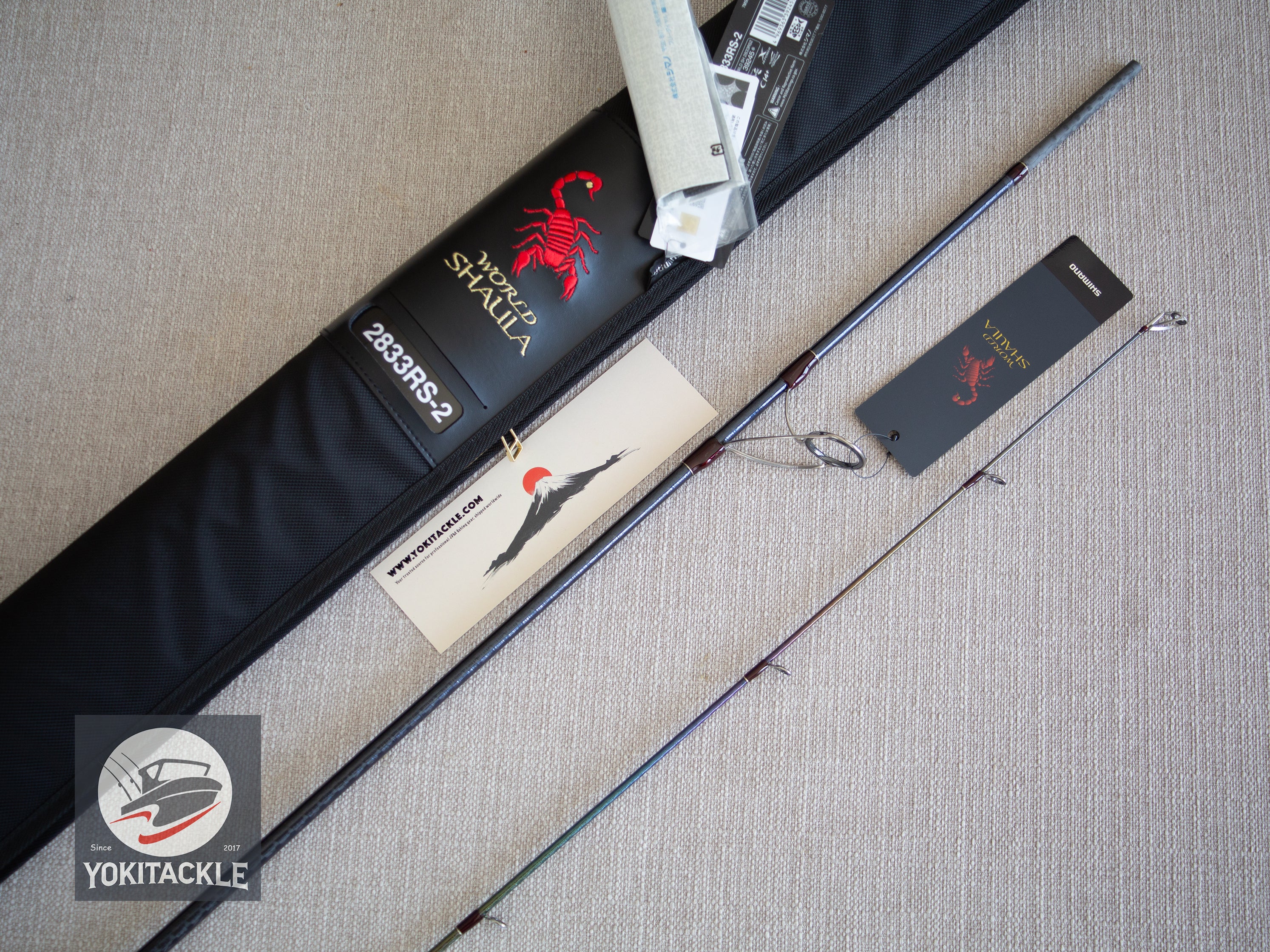 Shimano 18 WORLD SHAULA 2833RS-2 Spinning Rod for Bass
