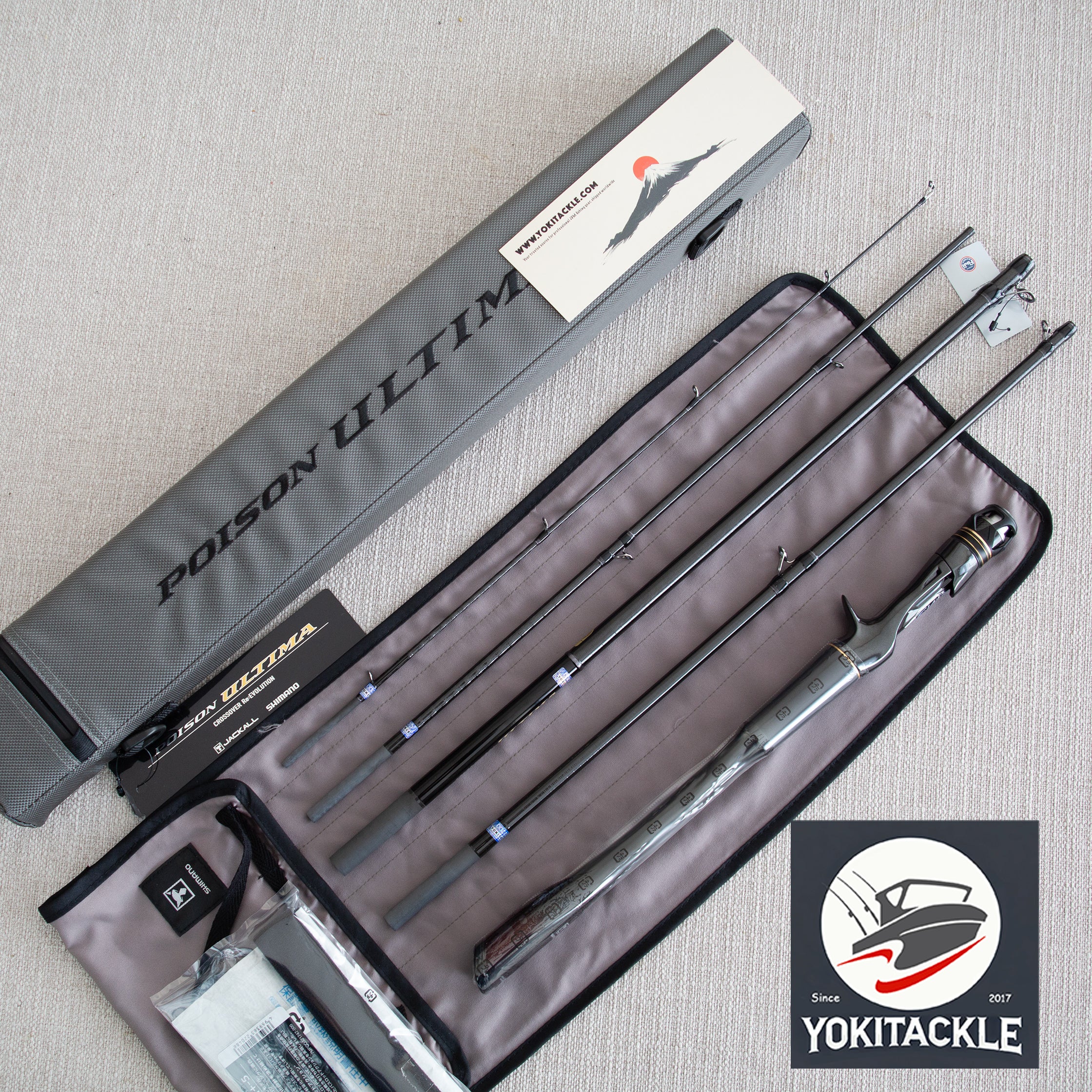 JACKALL/SHIMANO POISON ULTIMA 174MH+-5 Piece Baitcasting rod – YOKI Tackle Fishing Gear Emporium JACKALL/SHIMANO POISON ULTIMA 174MH+-5 Piece Baitcasting rod – YOKI Tackle Fishing Gear Emporium