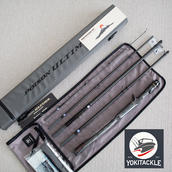 JACKALL/SHIMANO POISON ULTIMA 174MH+-5 Piece Baitcasting rod