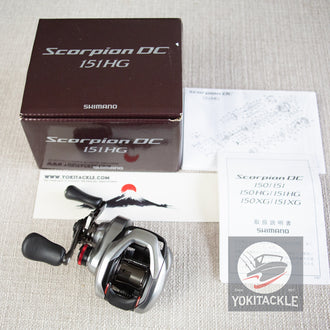 Brand New  Shimano 21 Scorpion DC 151HG LEFT Baitcasting Reel