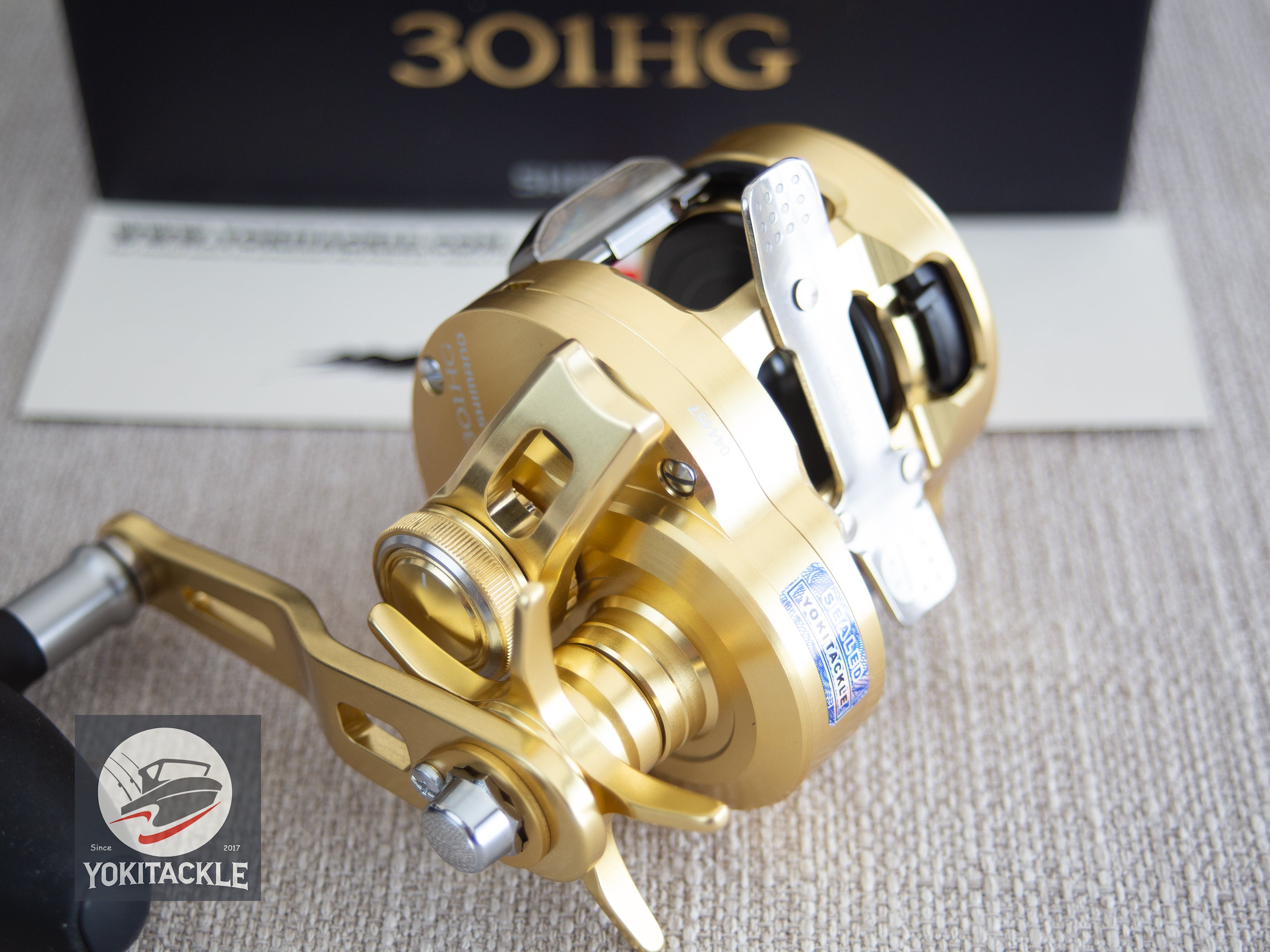 gold shimano reel Brand New Shimano 23 Ocea Conquest 301 HG Baitcast Reel Left Hand