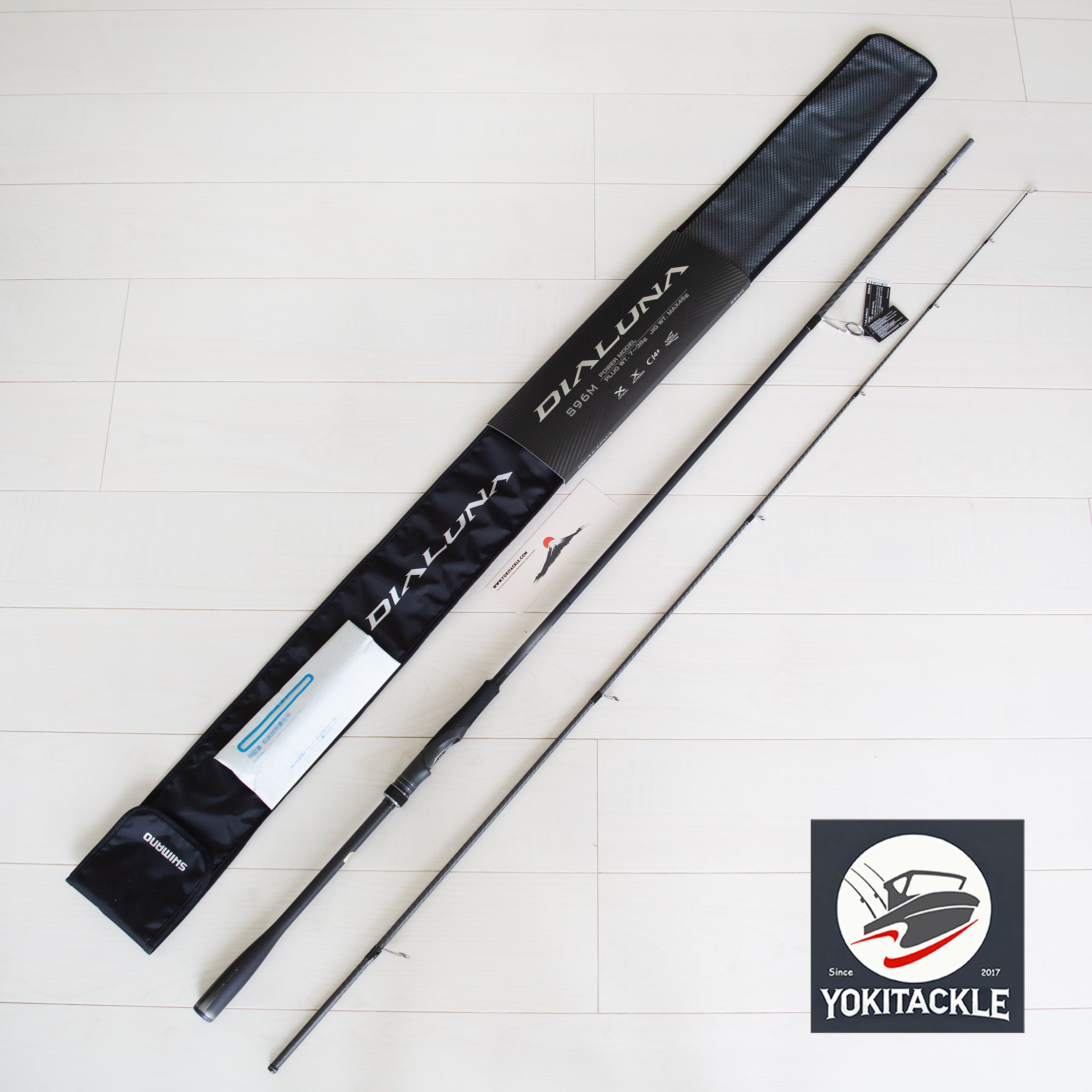 shimano brenious rod Shimano 23 DIALUNA S96M Spinning Rod – YOKI Tackle Fishing Gear Emporium
