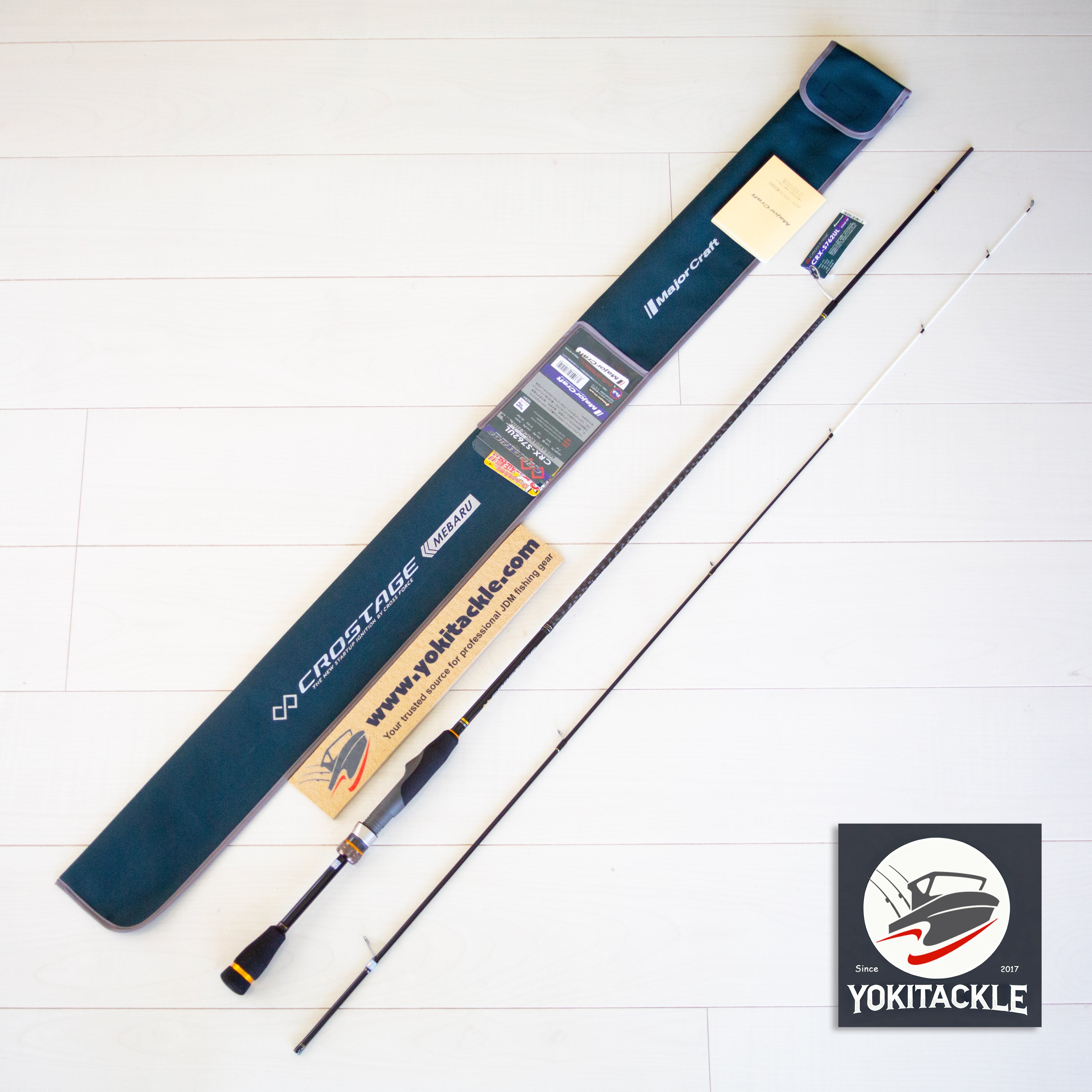 Major Craft 3rd Gen CROSTAGE Light Game CRX-S762UL Spinning Rod