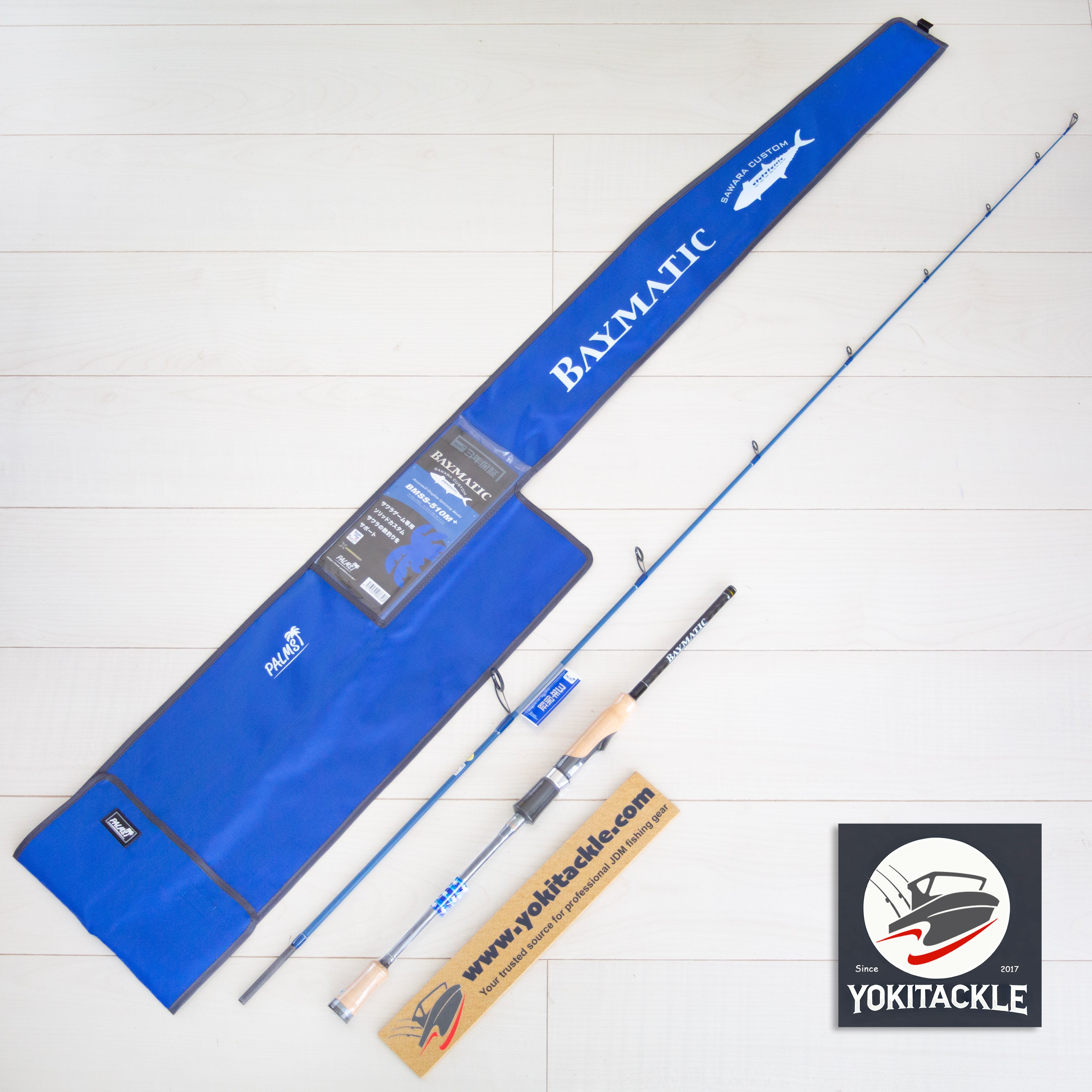 Brand New PALMS Baymatic BMSS-510M+ AccurateⅢ Graphite Spinning [Solid Blanks]  Rod