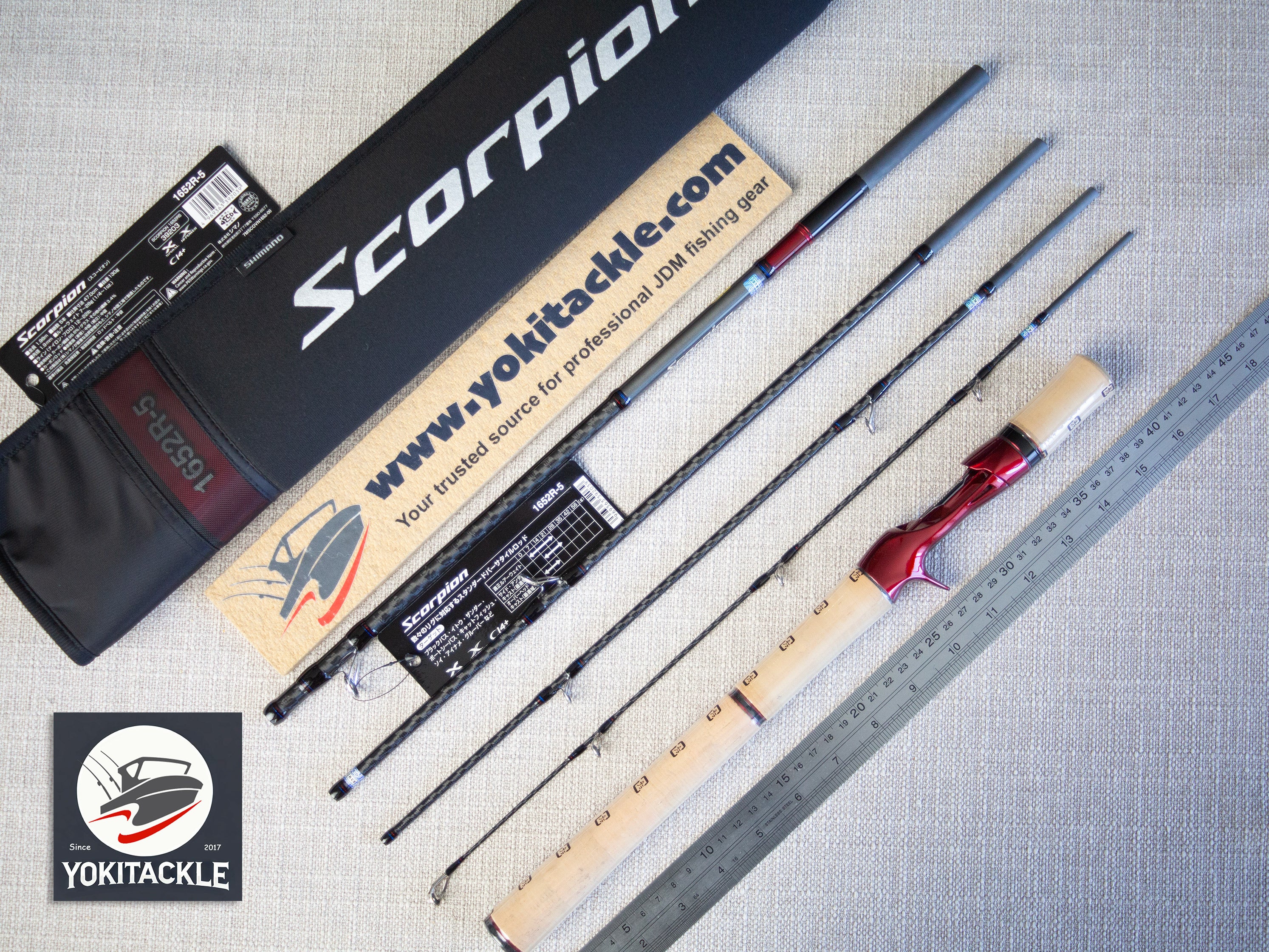 Shimano Scorpion 1652R-5 Baitcasting Rod for Bass
