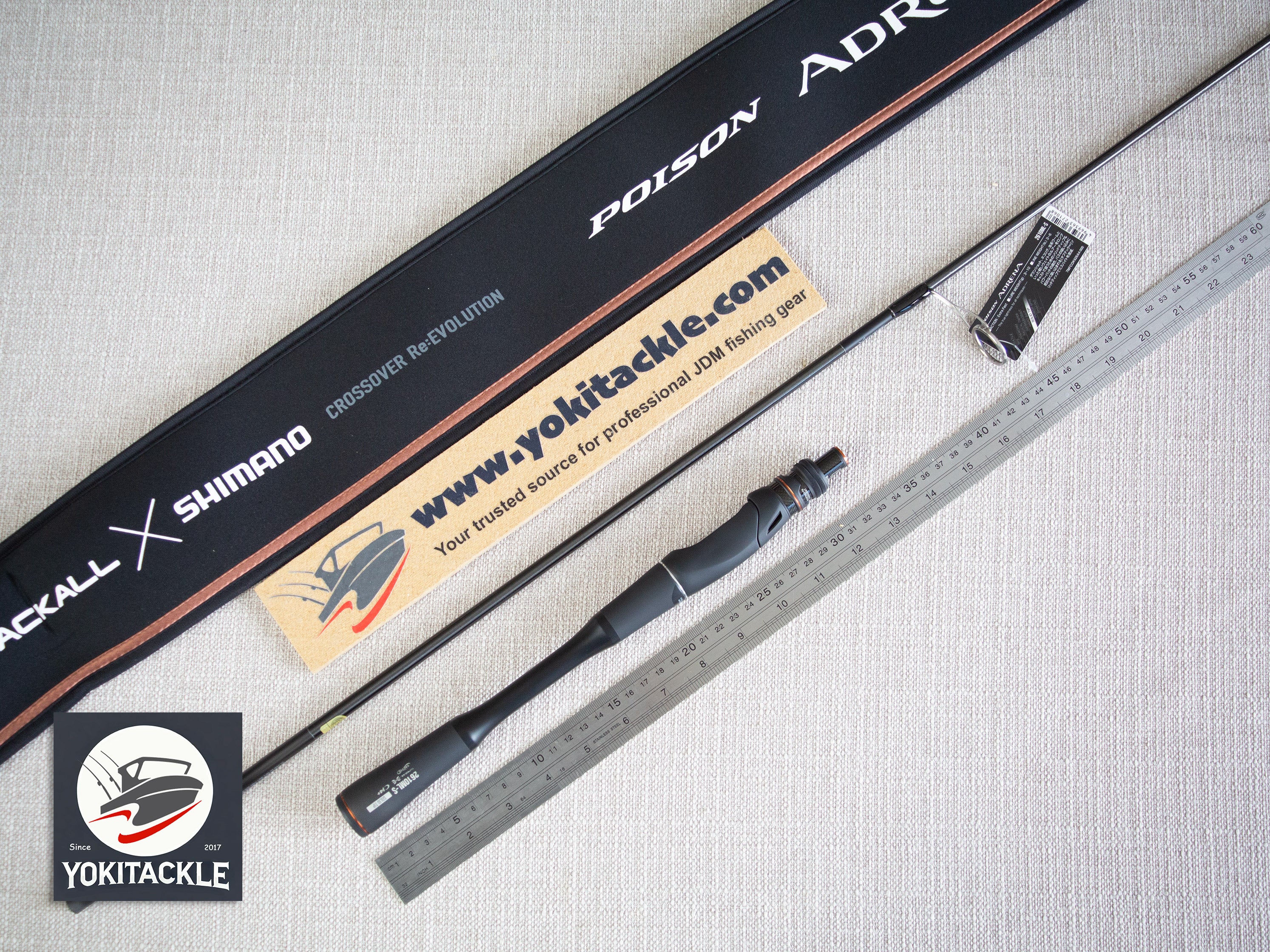 Shimano JACKALL 24 Poison Adrena 2610ML-S Spinning rod