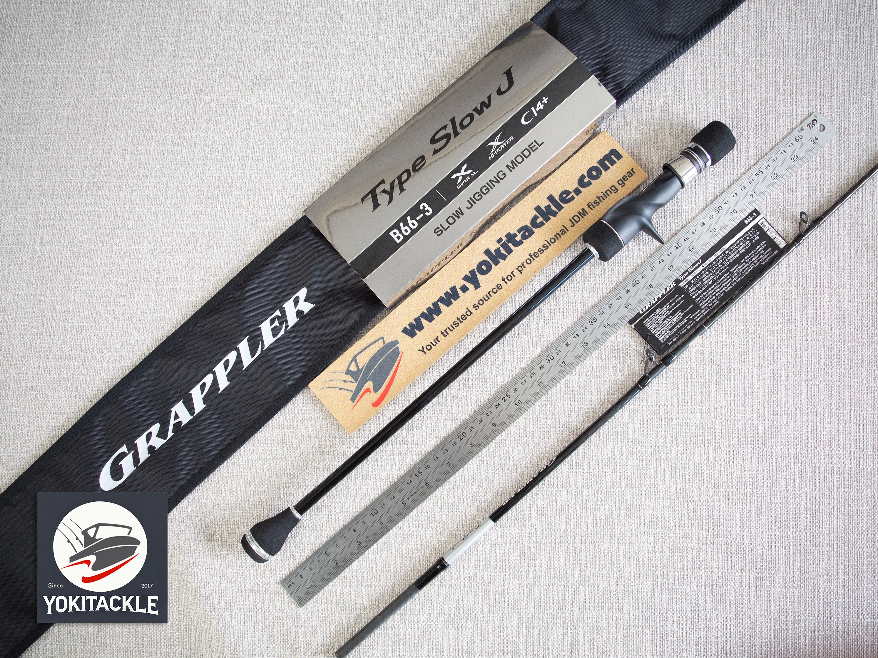 Shimano 25 Grappler Type Slow J B66-3 Baitcasting Rod