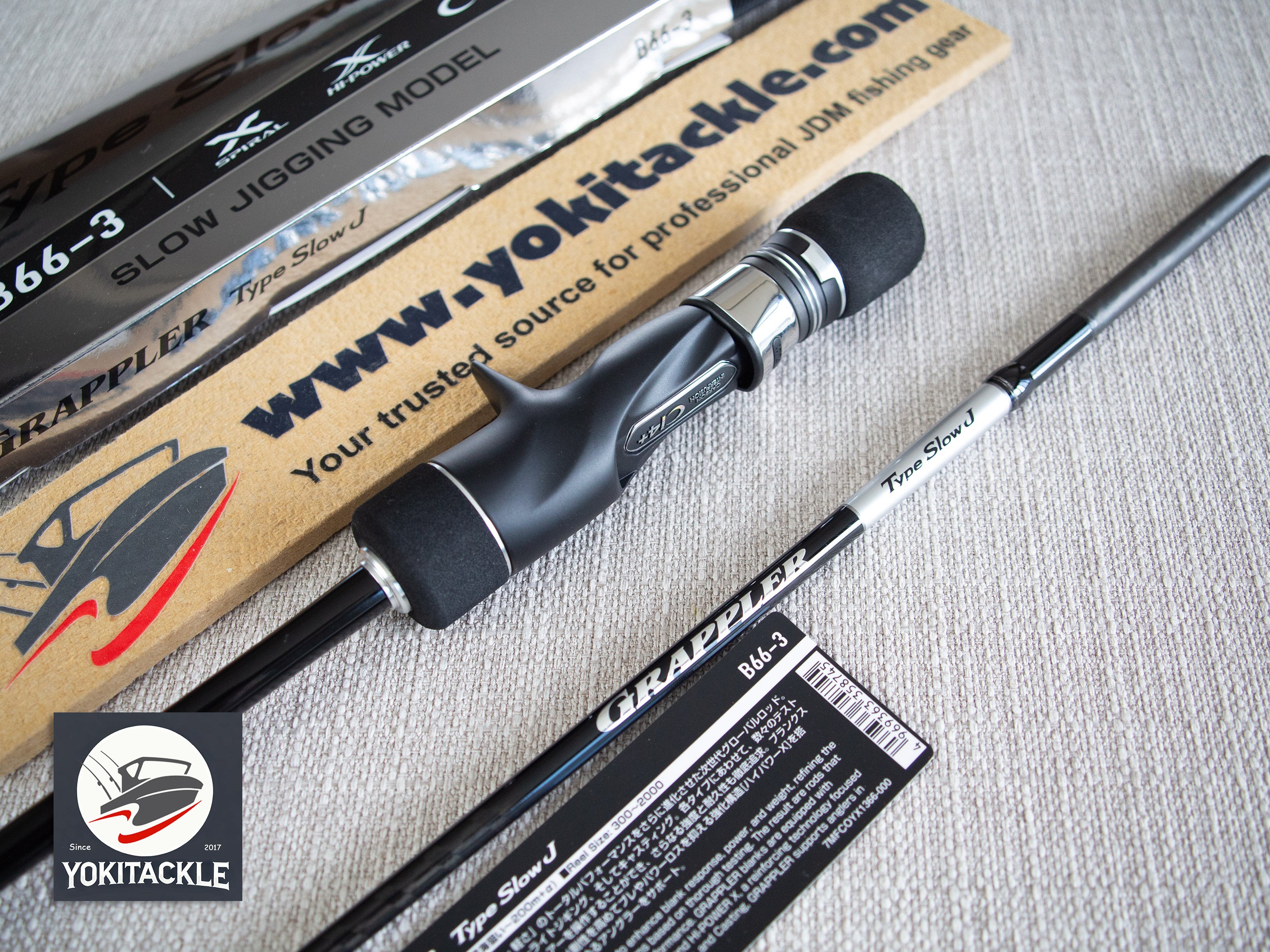 Shimano 25 Grappler Type Slow J B66-3 Baitcasting Rod