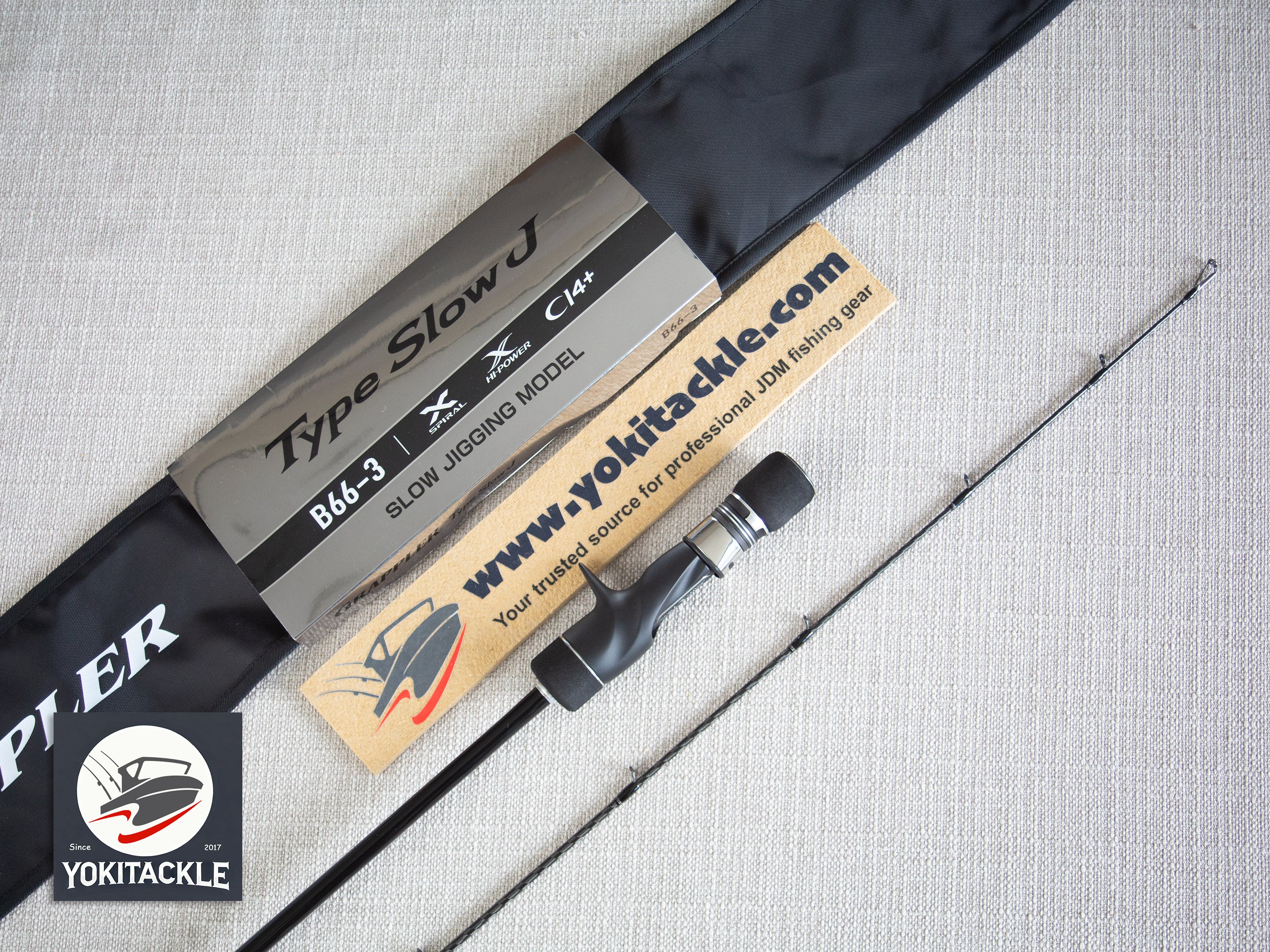 Shimano 25 Grappler Type Slow J B66-3 Baitcasting Rod