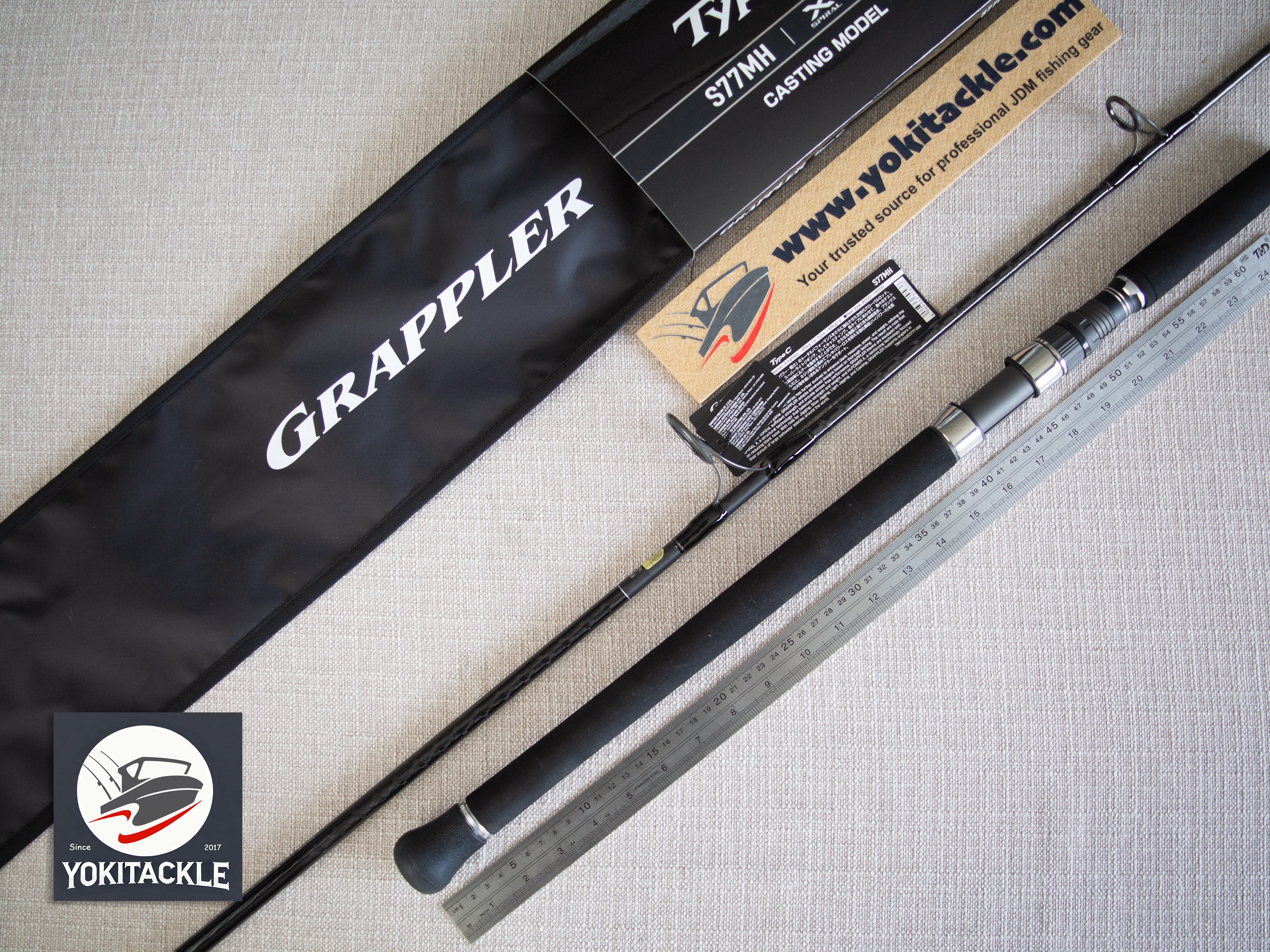 Shimano 25 GRAPPLER Type-C S77MH Butt Joint Spinning Rod