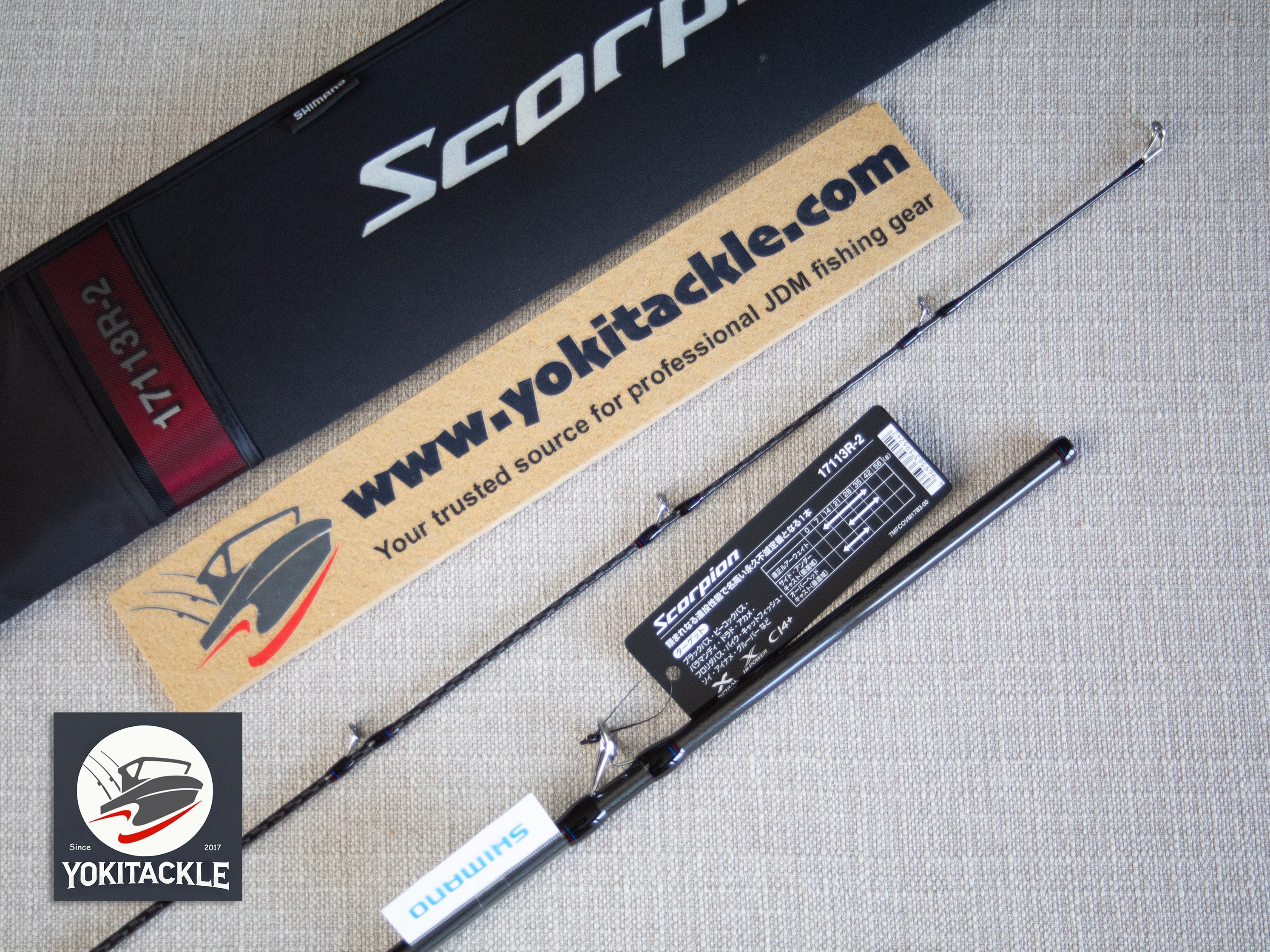 Shimano Scorpion 17113R-2 Baitcasting Rod for Bass