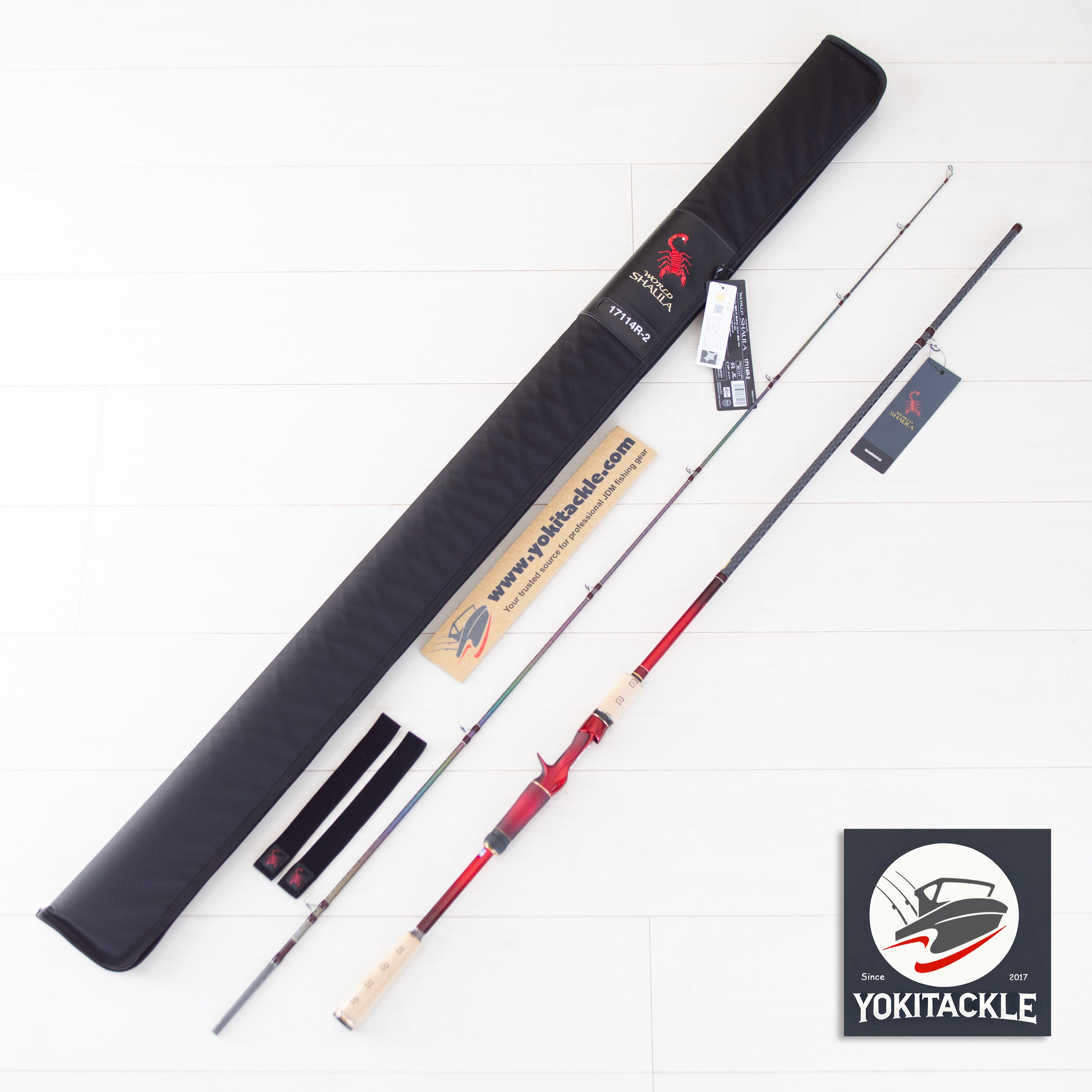 垂石一生　18 WORLD SHAULA 17114R-2 Shimano 18 World SHAULA 17114r-2 Bass Bait Casting Rod From