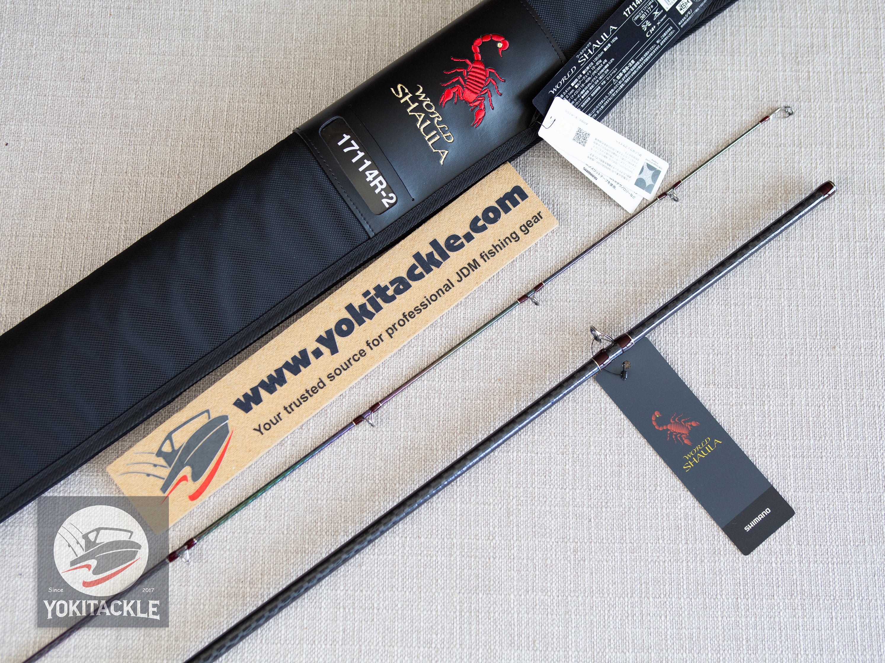 Shimano 18 WORLD SHAULA 17114R-2 Baitcasting Rod for Bass