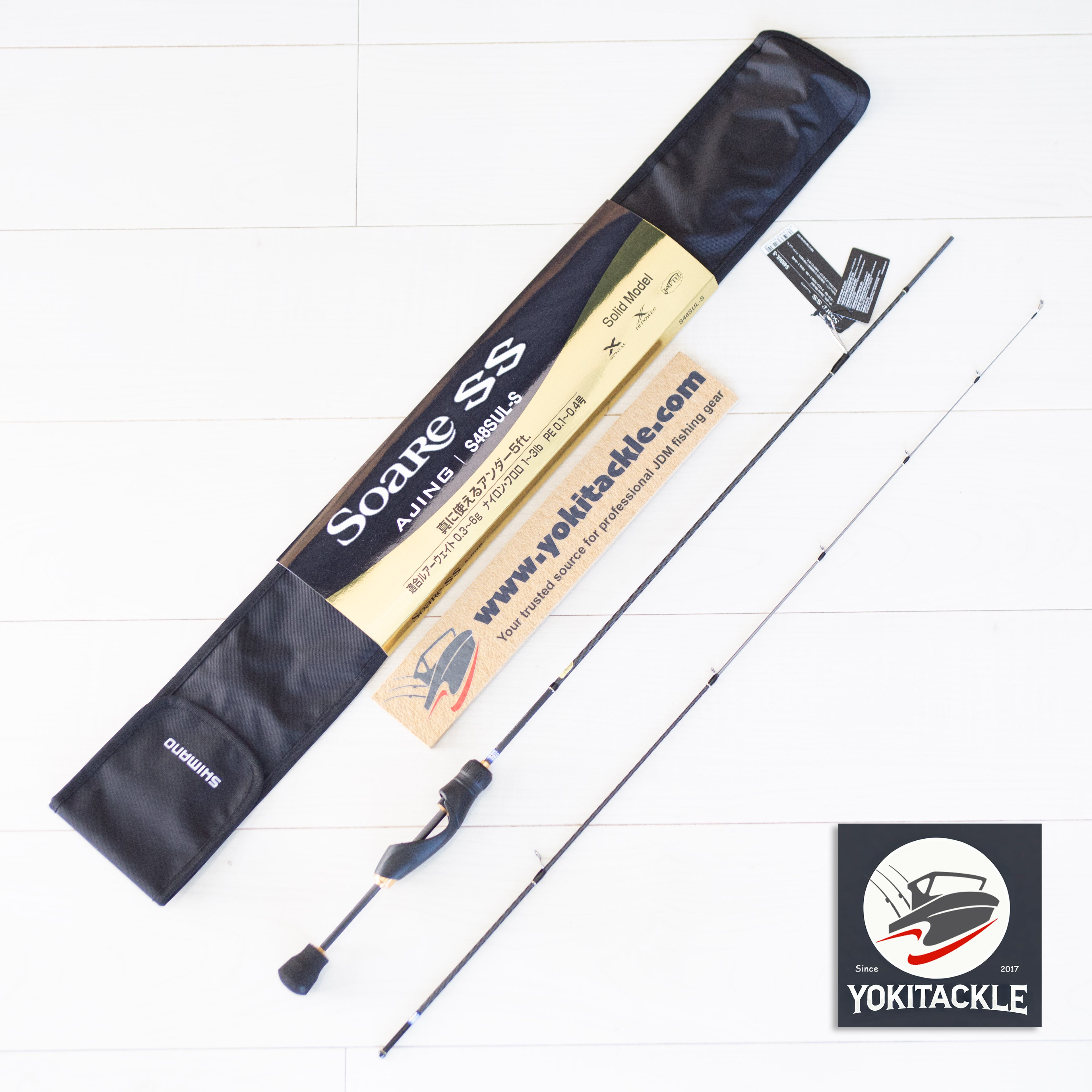 Brand New Shimano SOARE SS AJING S48SUL-S Light game Spinning Rod
