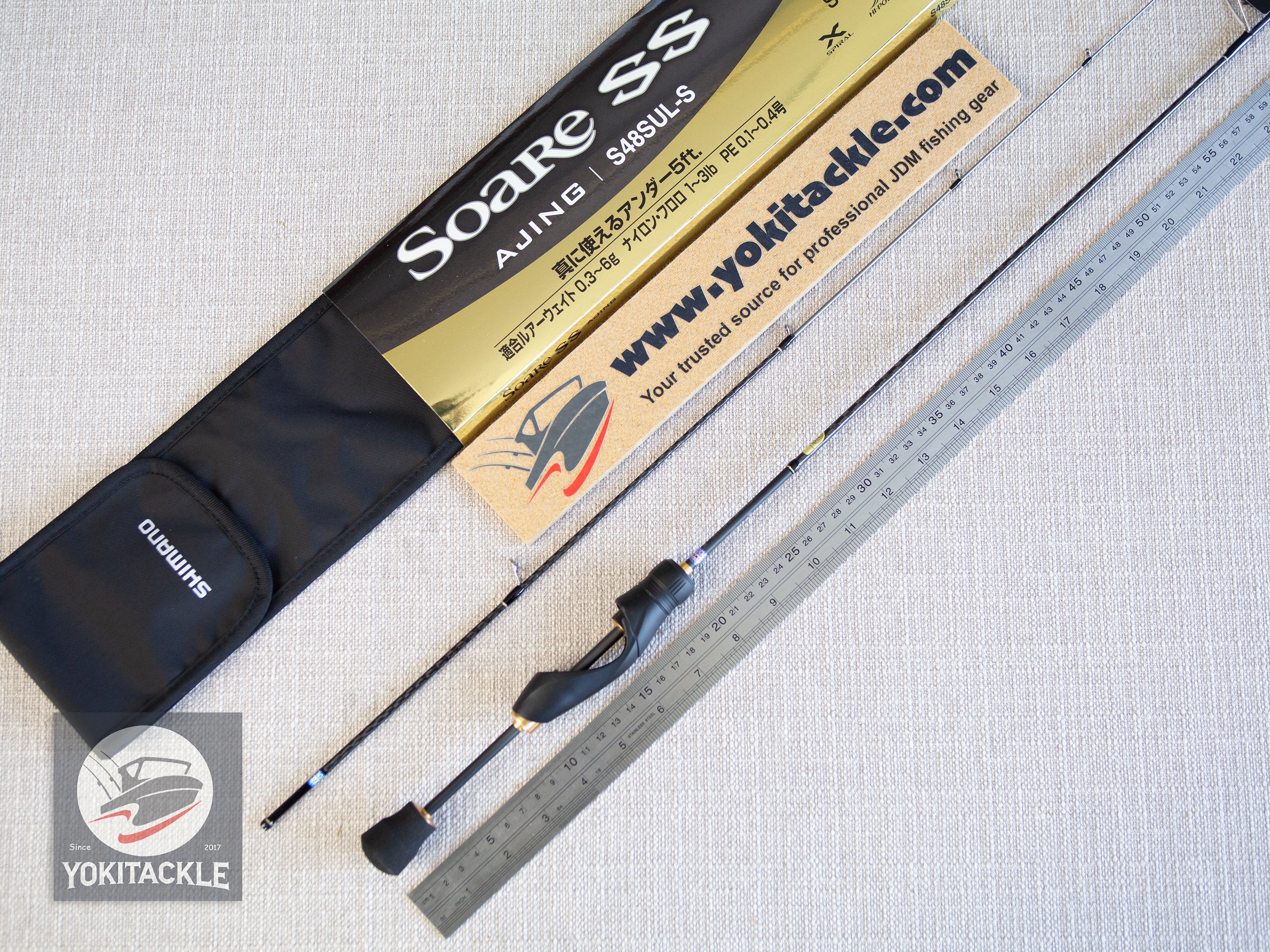 Brand New Shimano SOARE SS AJING S48SUL-S Light game Spinning Rod