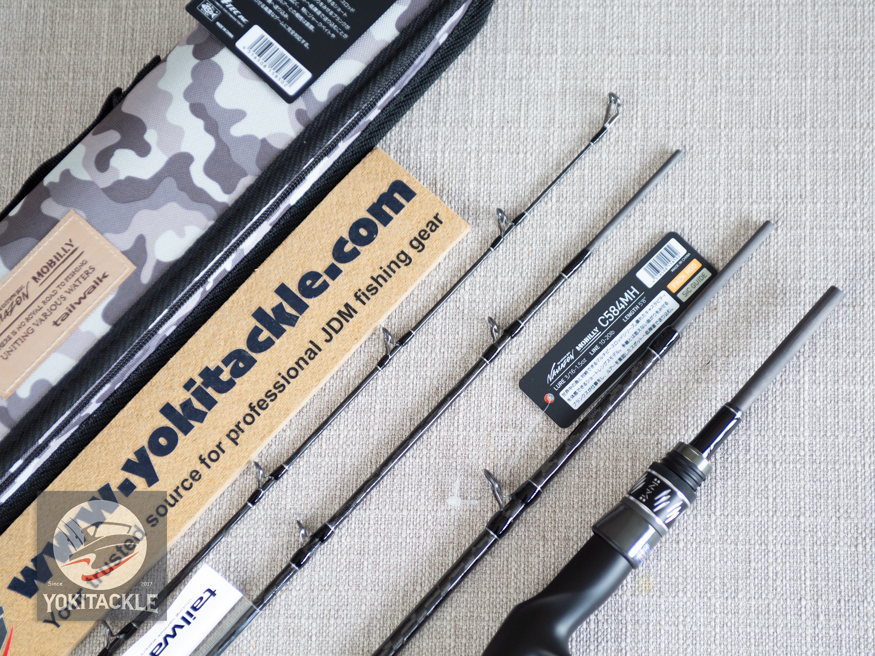 Brand New Tailwalk Namazon Mobilly C584MH Baitcasting Rod for Bass