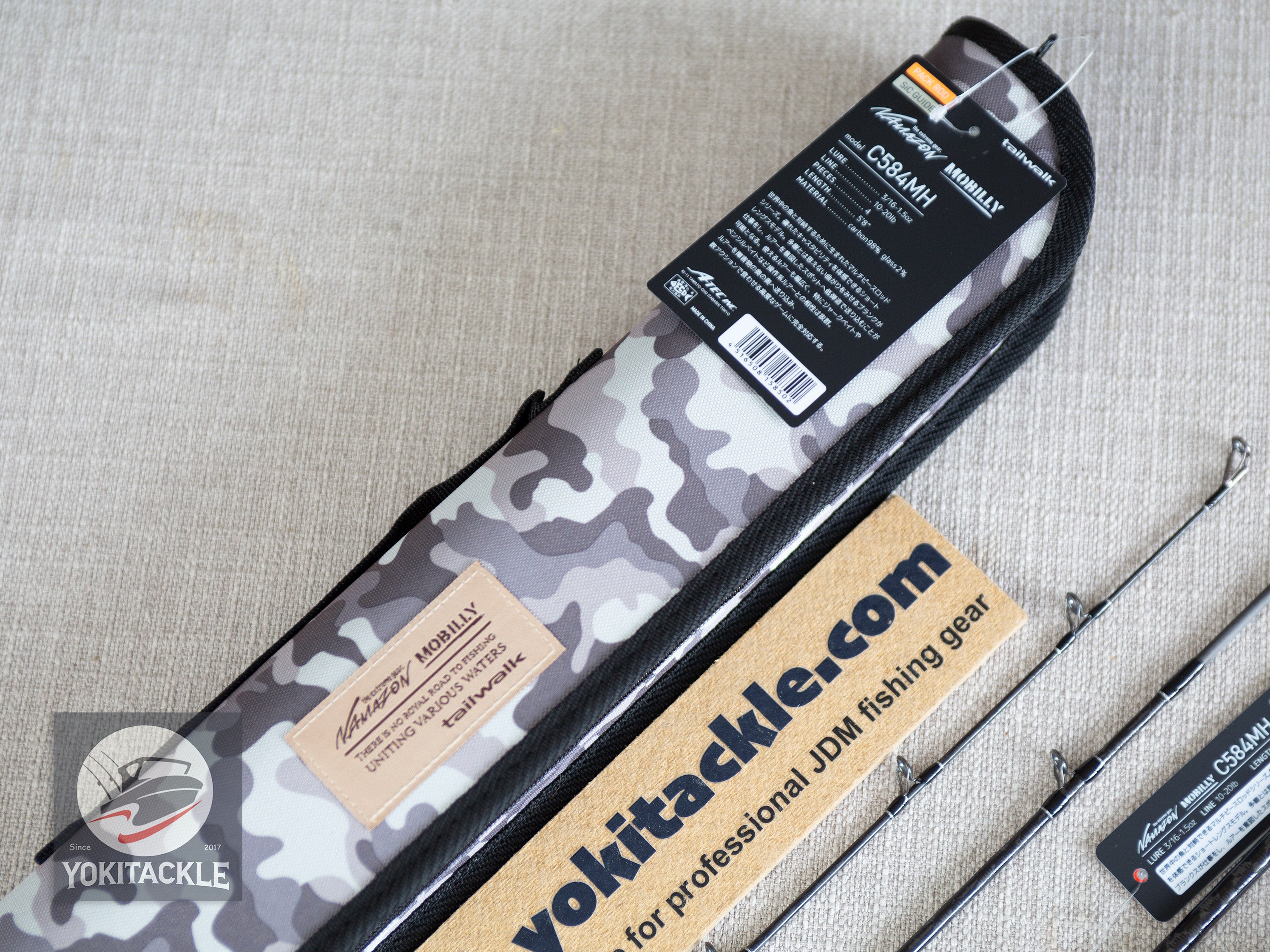 Brand New Tailwalk Namazon Mobilly C584MH Baitcasting Rod for Bass