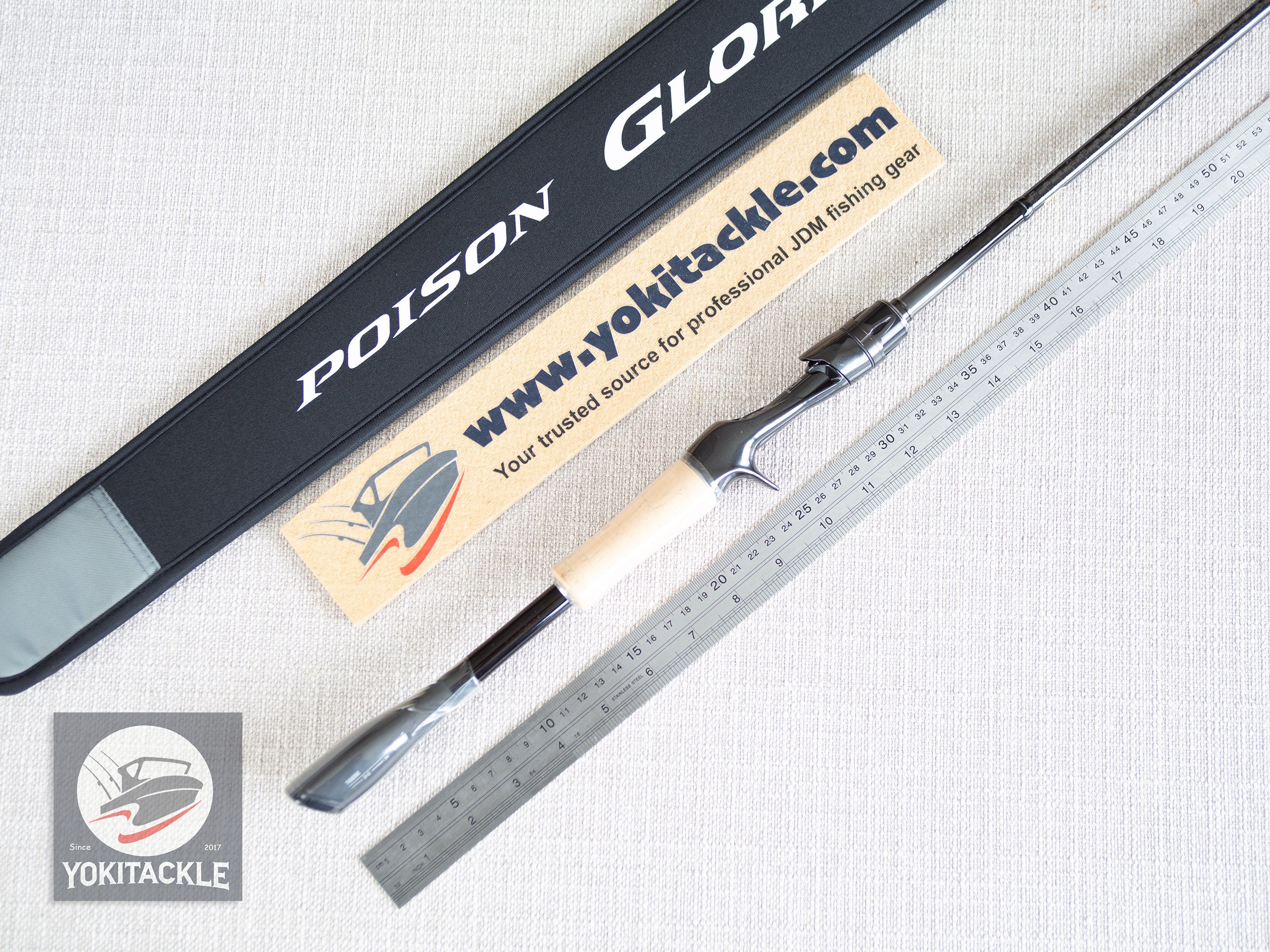 JACKALL/SHIMANO 21 POISON GLORIOUS 166M Baitcasting Rod for Bass