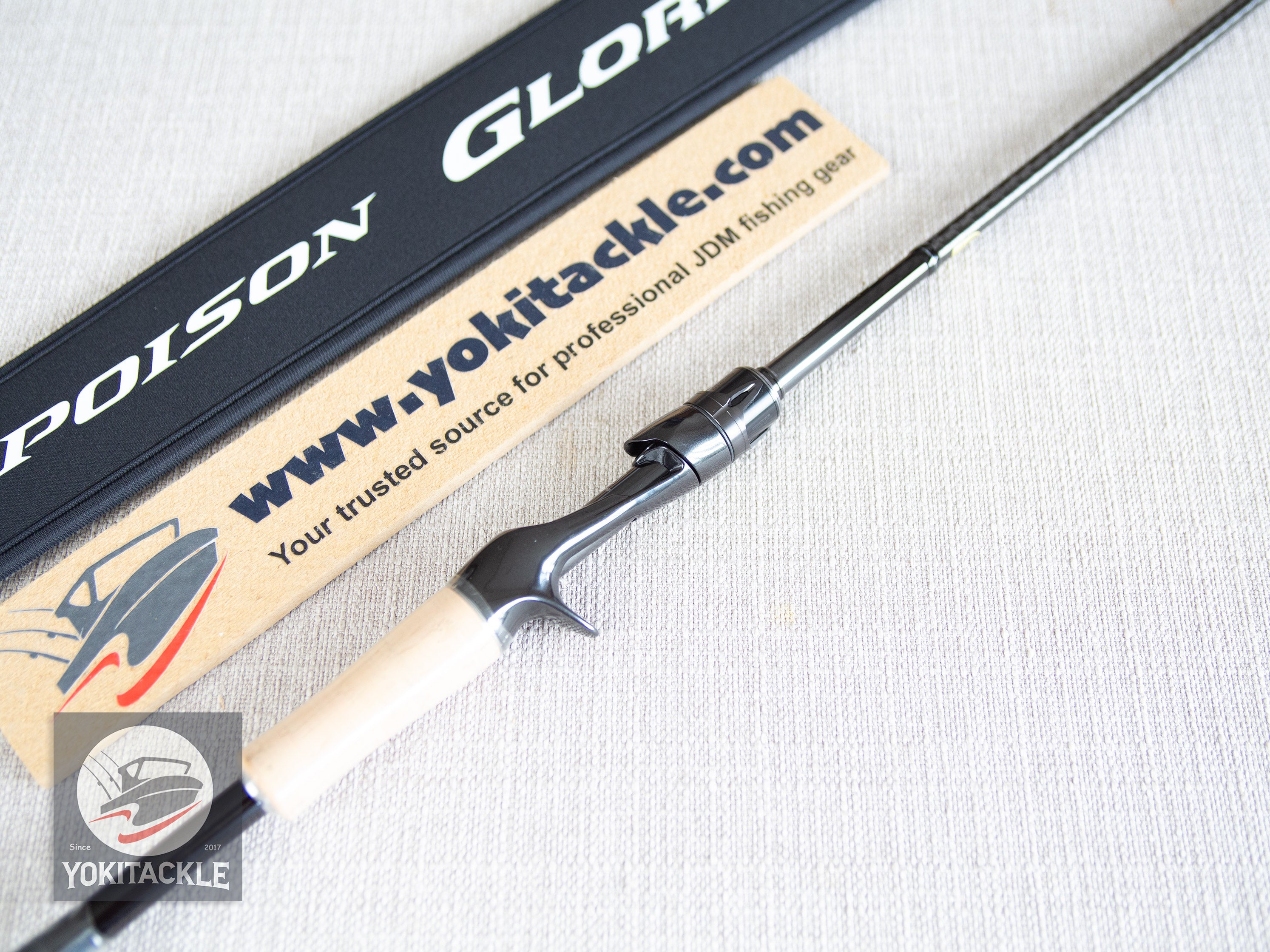 JACKALL/SHIMANO 21 POISON GLORIOUS 166M Baitcasting Rod for Bass