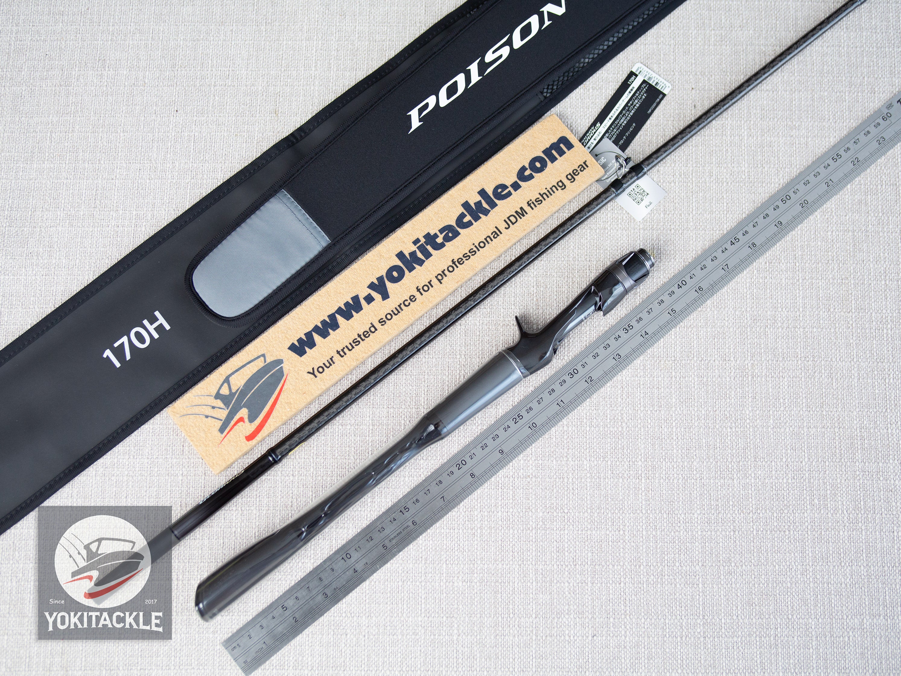 JACKALL/SHIMANO 21 POISON GLORIOUS 170H Baitcasting Rod for Bass