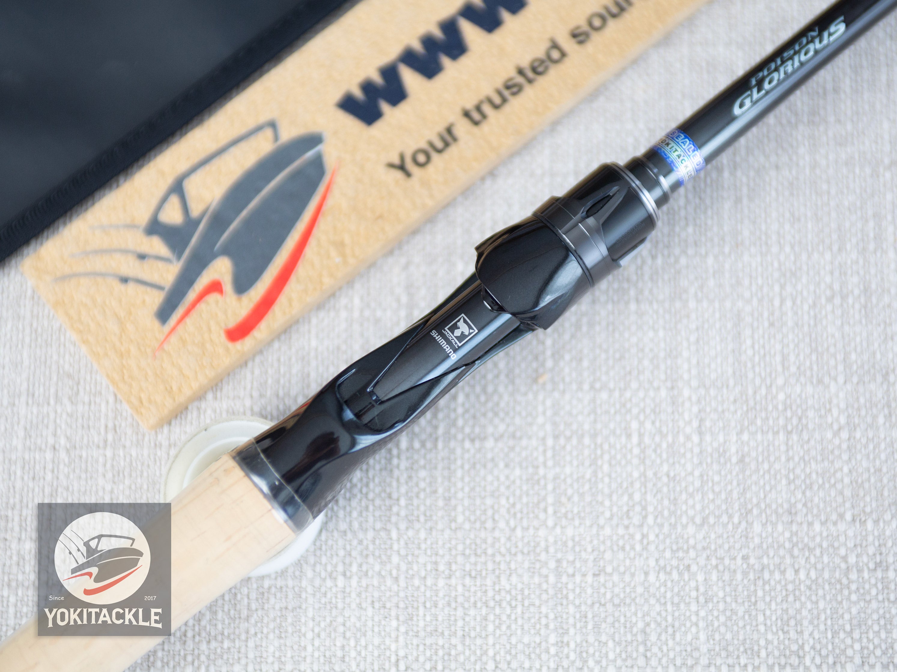 JACKALL/SHIMANO 21 POISON GLORIOUS 165XH-SB Baitcasting Rod for Bass