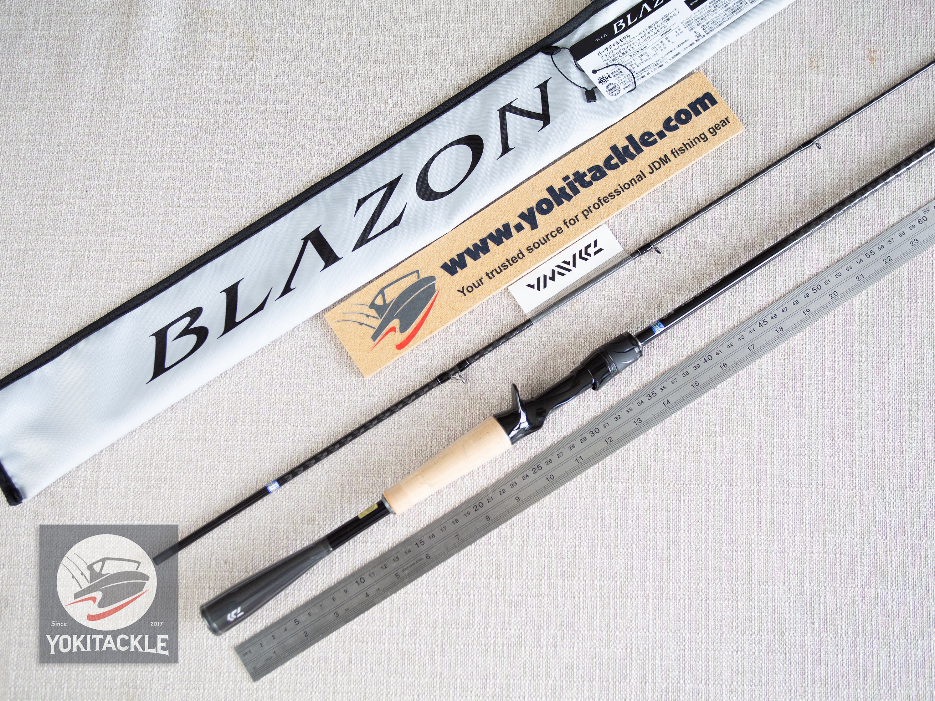 Brand New Daiwa BLAZON C66M-2 Baitcasting Rod for Bass