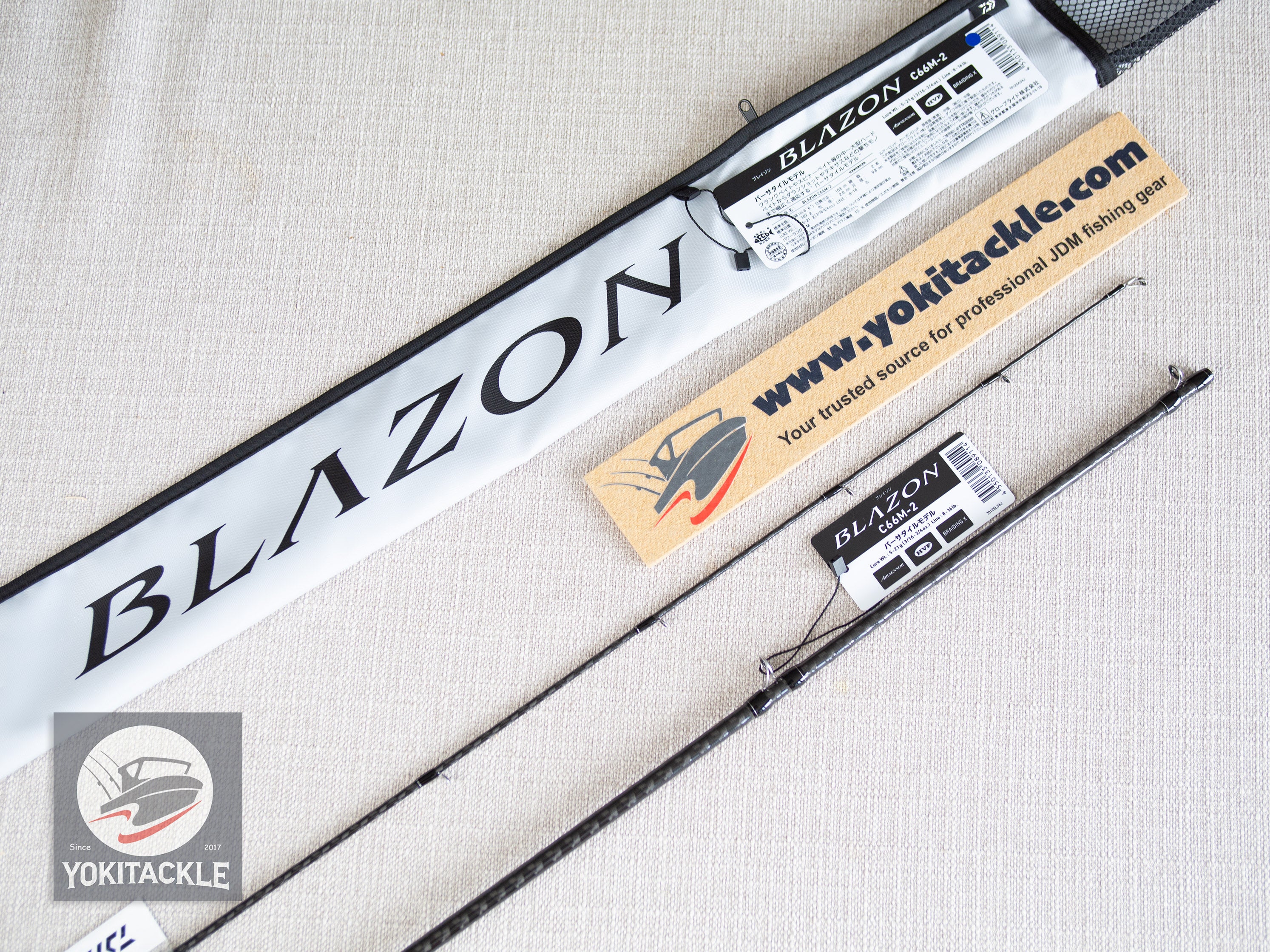 Brand New Daiwa BLAZON C66M-2 Baitcasting Rod for Bass