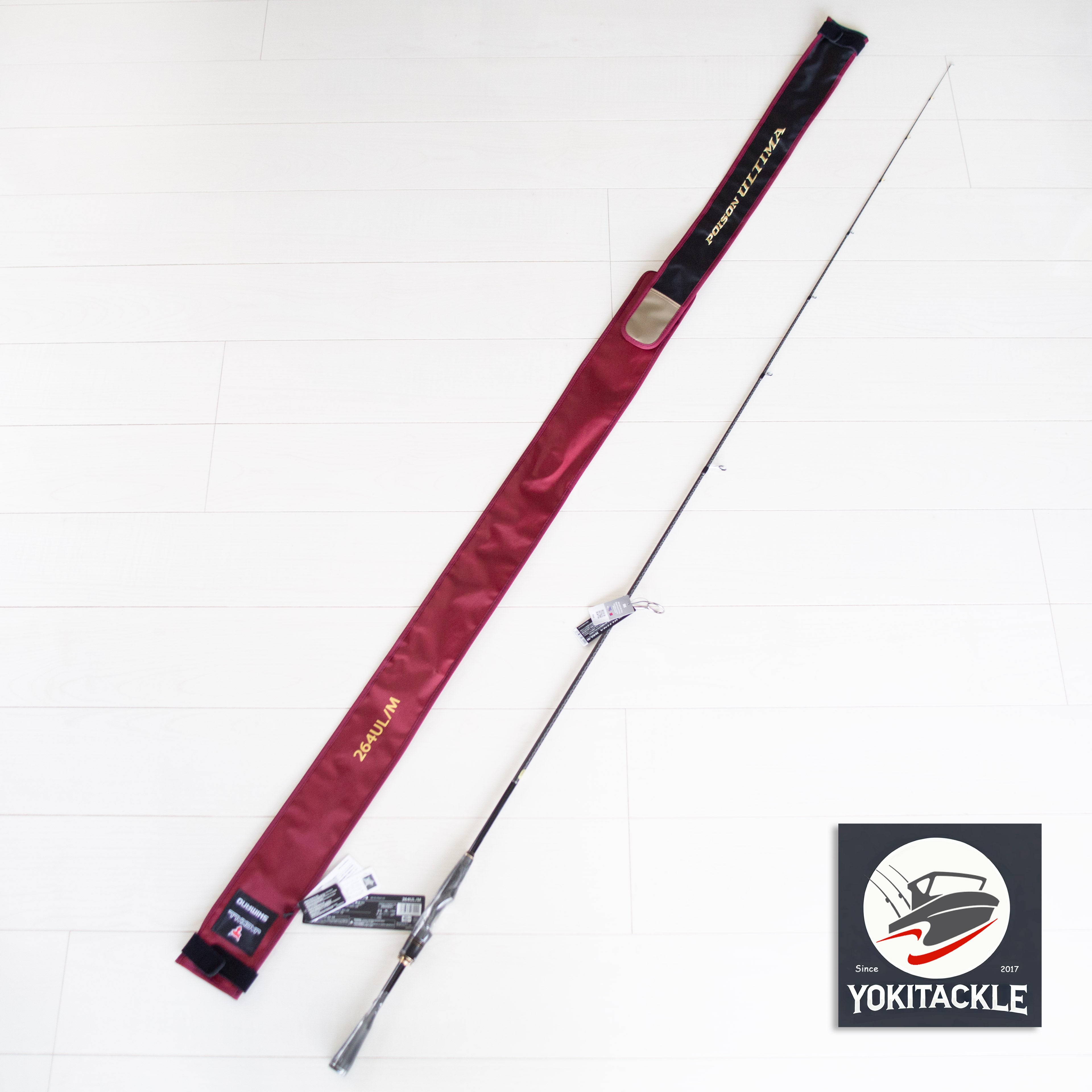 JACKALL/SHIMANO POISON ULTIMA 264UL/M Spinning Rod