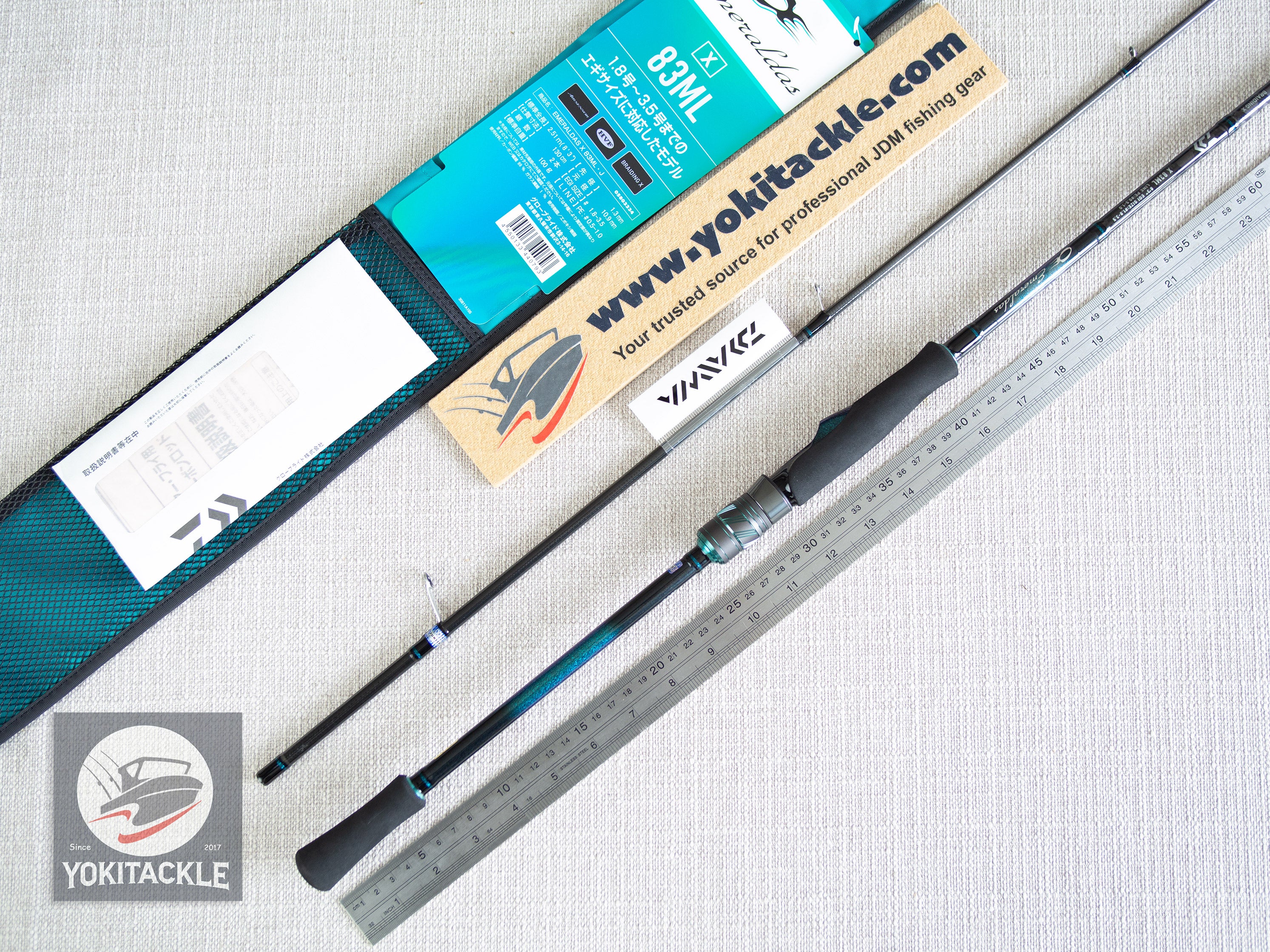 Brand New Daiwa 25 EMERALDAS X 83ML-J Spinning Rod for Eging