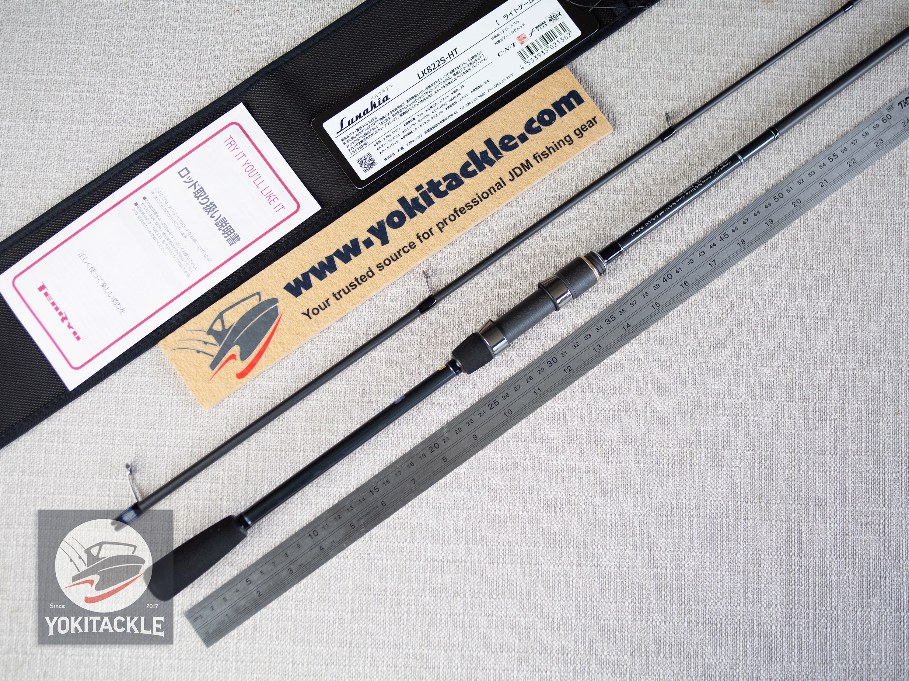 Brand New Tenryu Lunakia LK822S-HT Spinning Rod