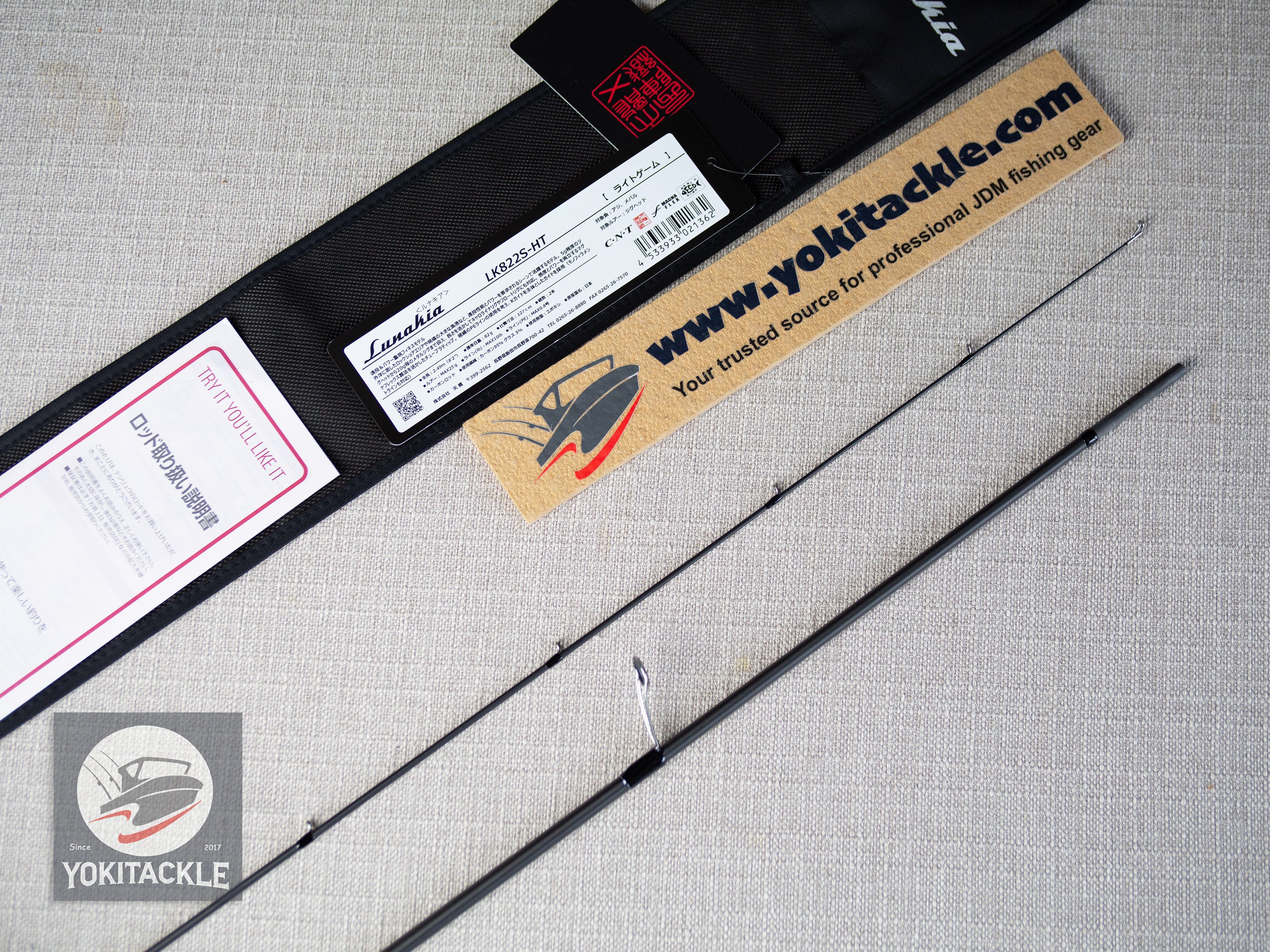 Brand New Tenryu Lunakia LK822S-HT Spinning Rod
