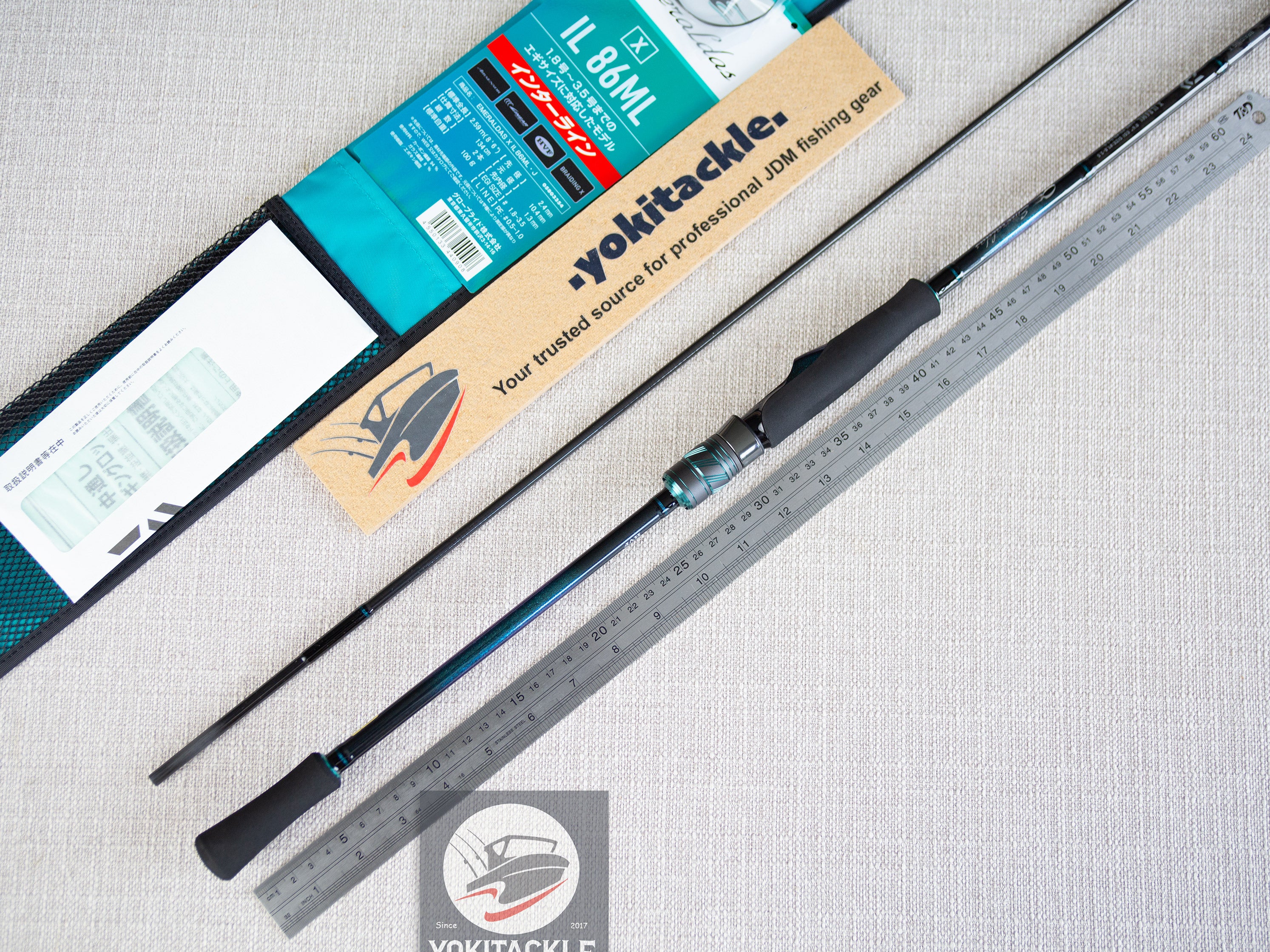 Brand New Daiwa 25 EMERALDAS X IL 86ML-J Inter Line Spinning Rod for Eging