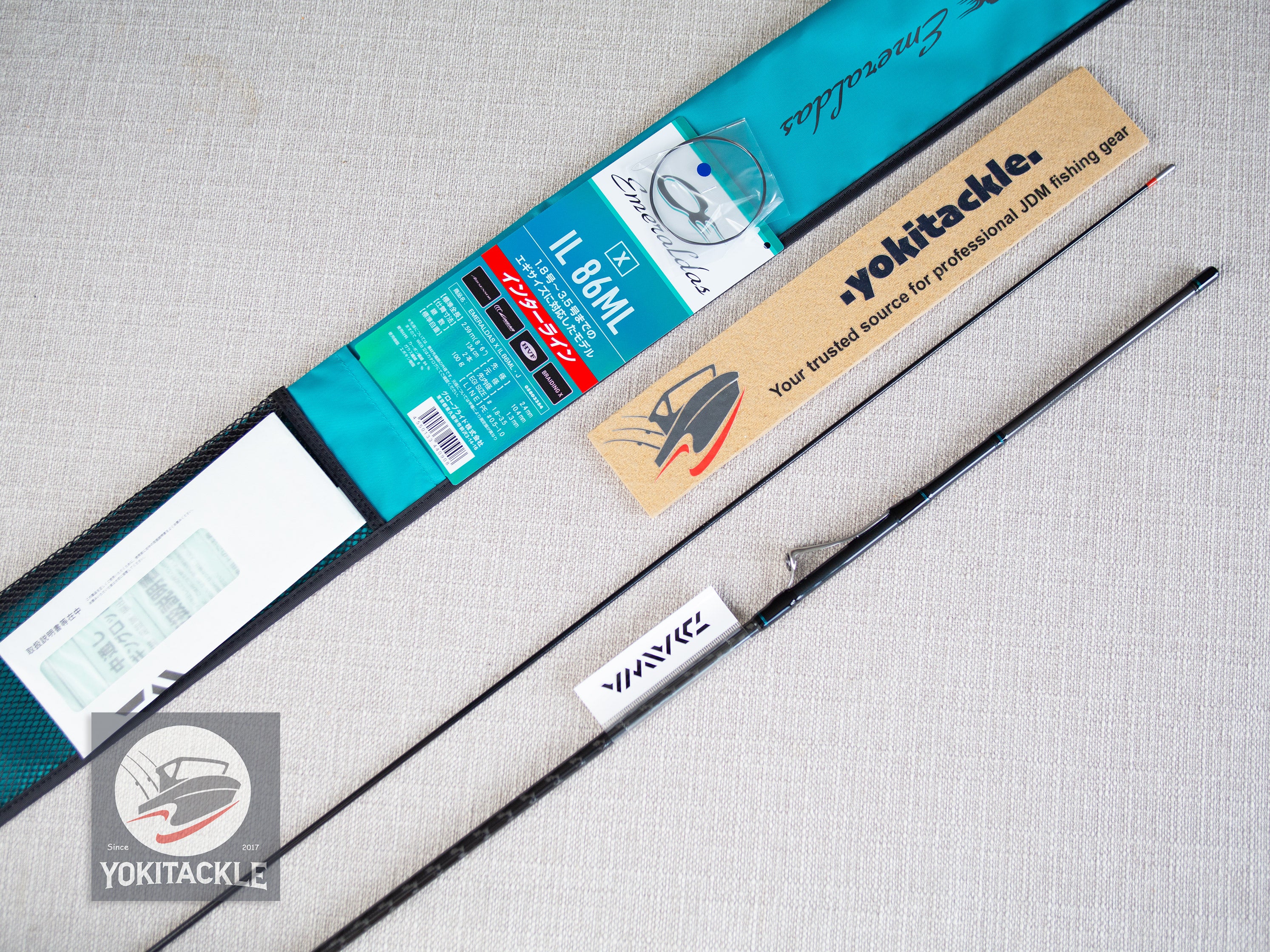 Brand New Daiwa 25 EMERALDAS X IL 86ML-J Inter Line Spinning Rod for Eging