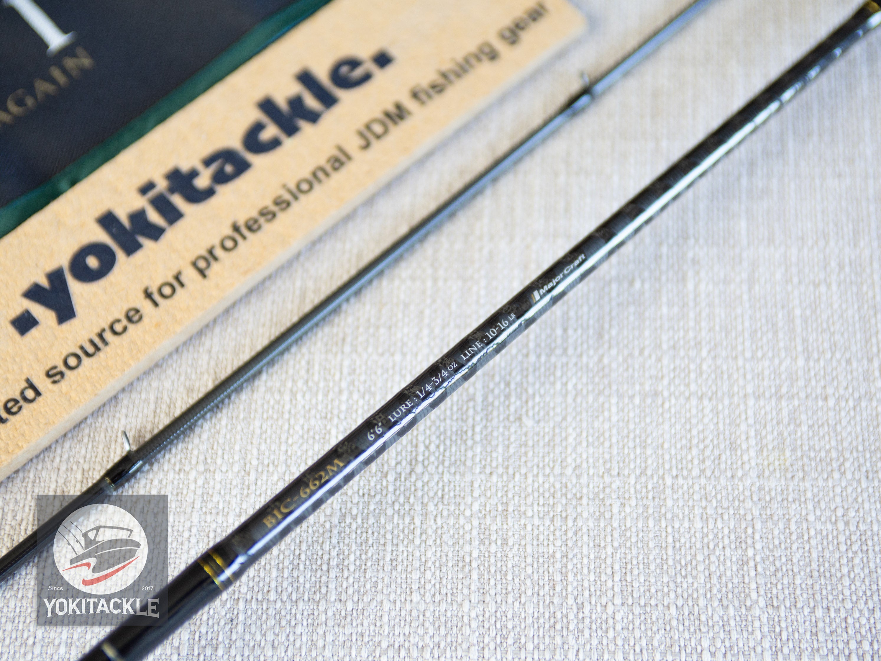 Brand New Major Craft BENKEI BIC-662M Baitcasting Rod for Bass