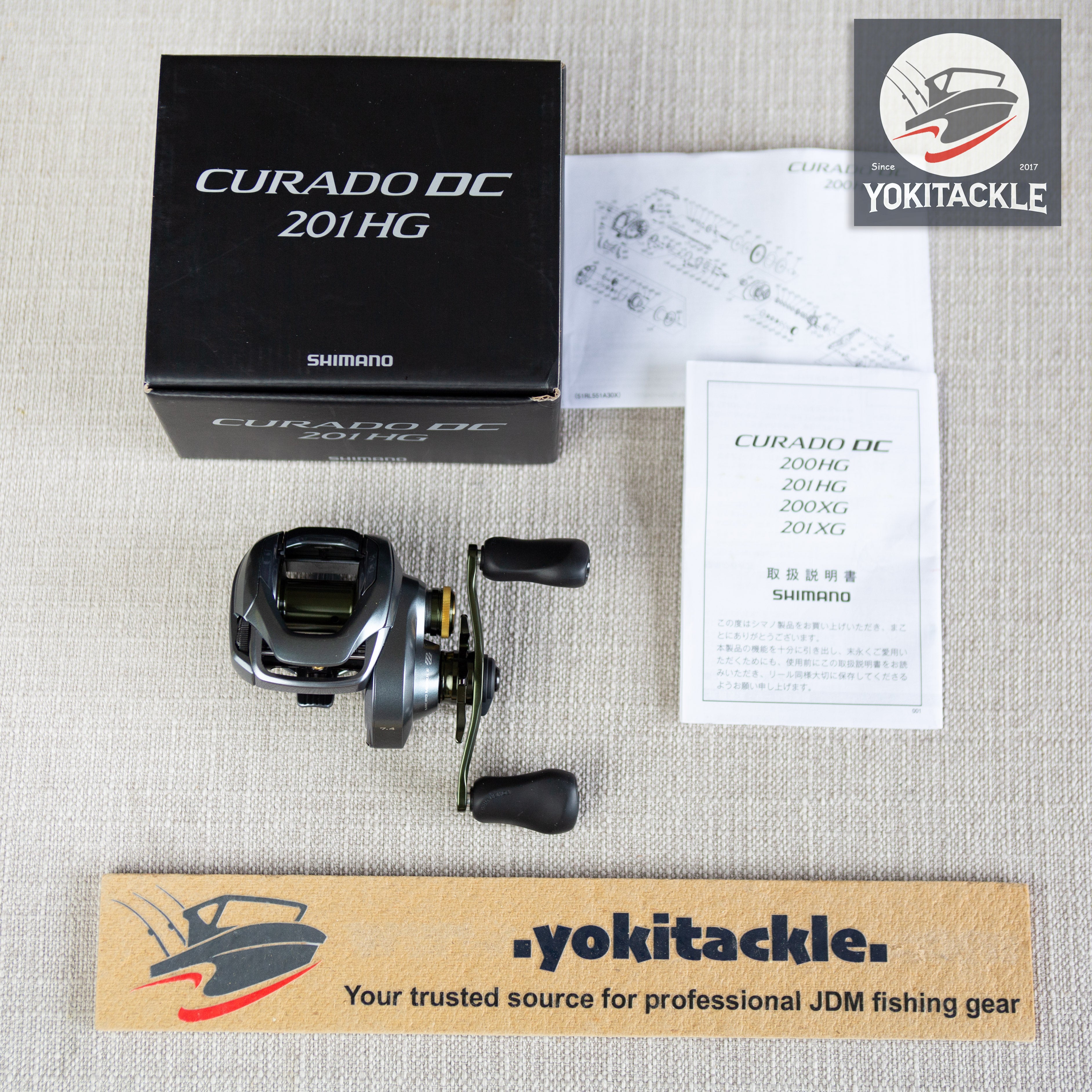 Brand New  Shimano 22 CURADO DC 201HG 7.4 Left Casting Reel