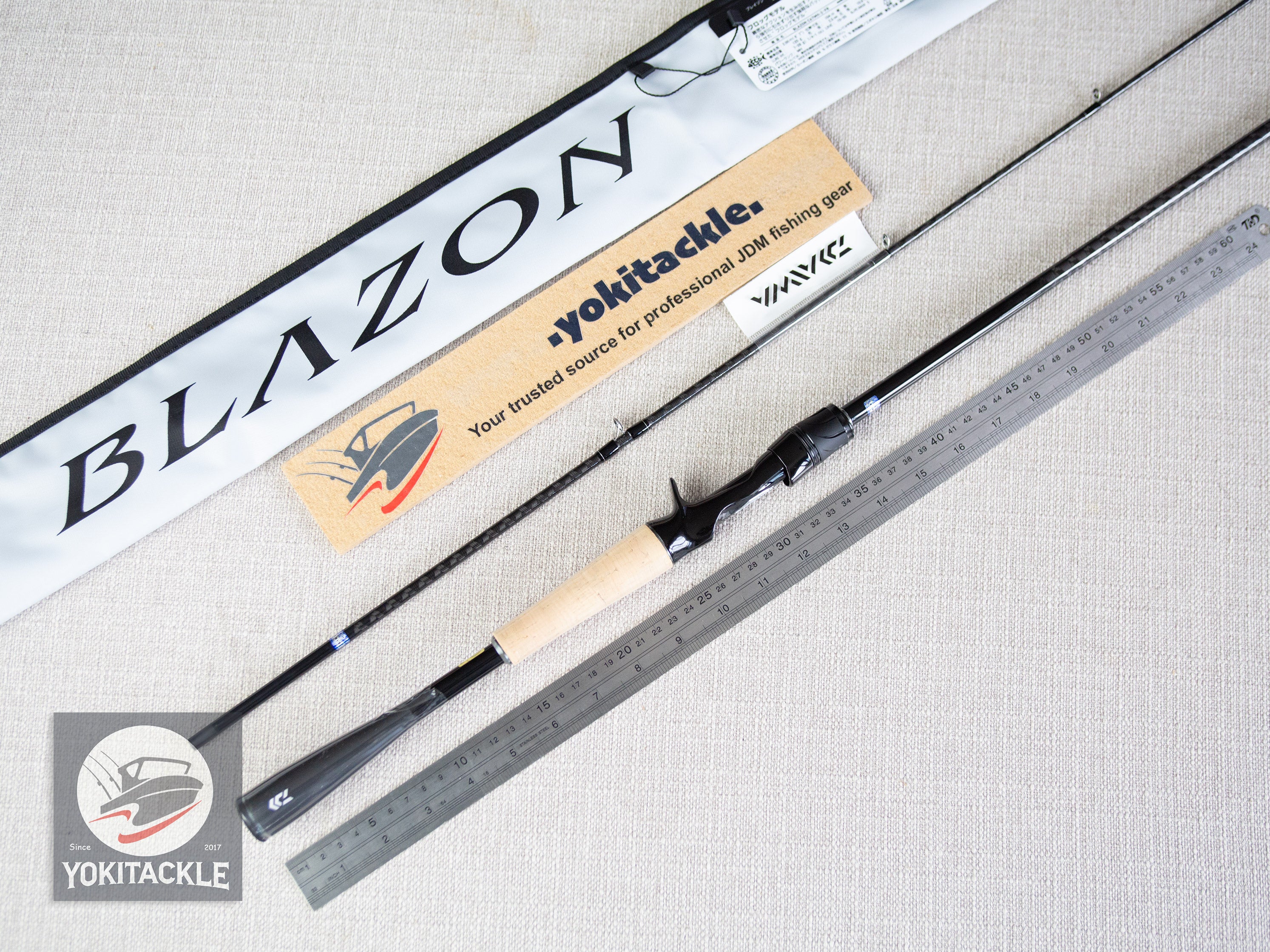Brand New Daiwa BLAZON C67MH-2/FR Baitcasting Rod for Bass