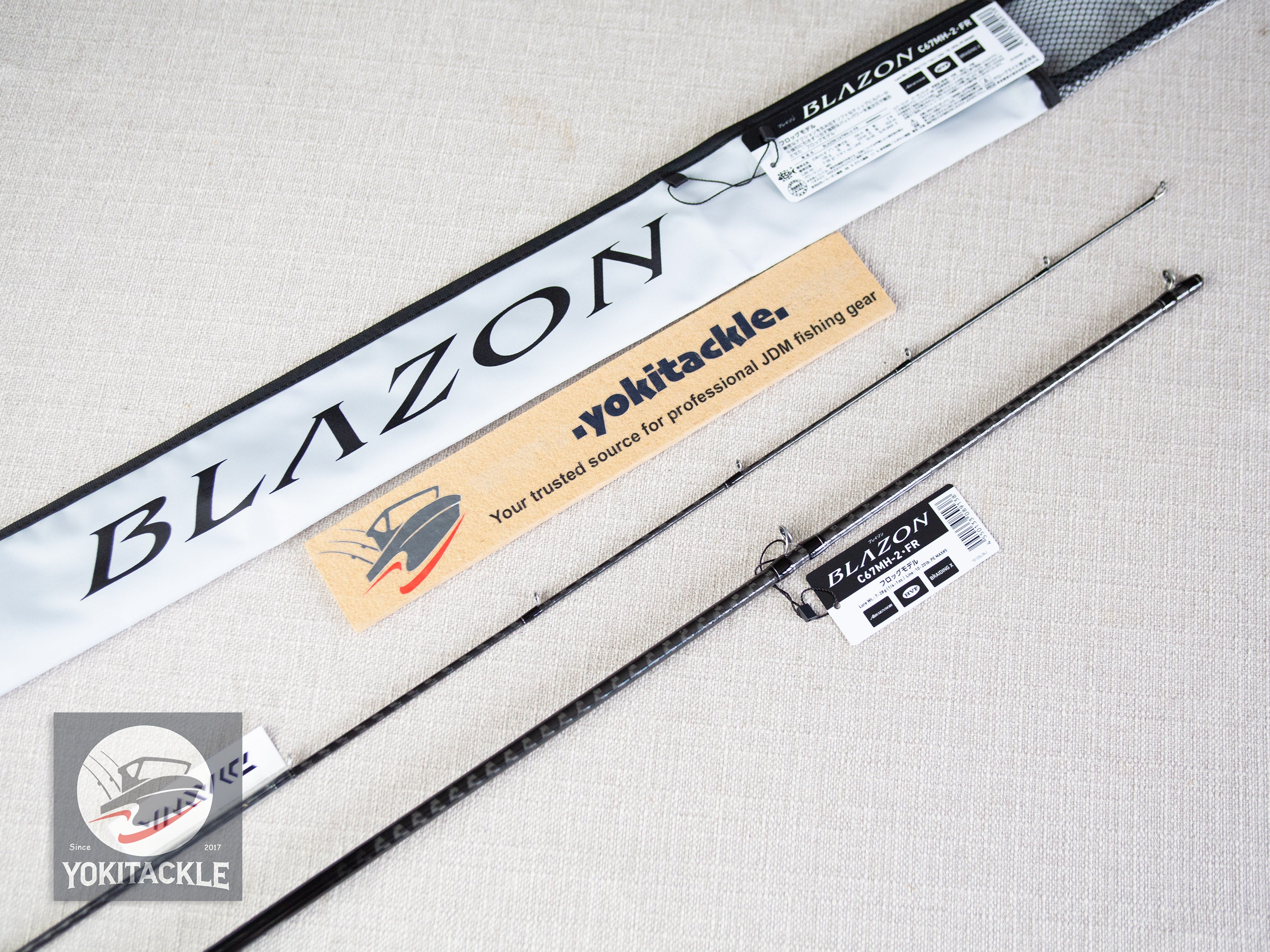 Brand New Daiwa BLAZON C67MH-2/FR Baitcasting Rod for Bass