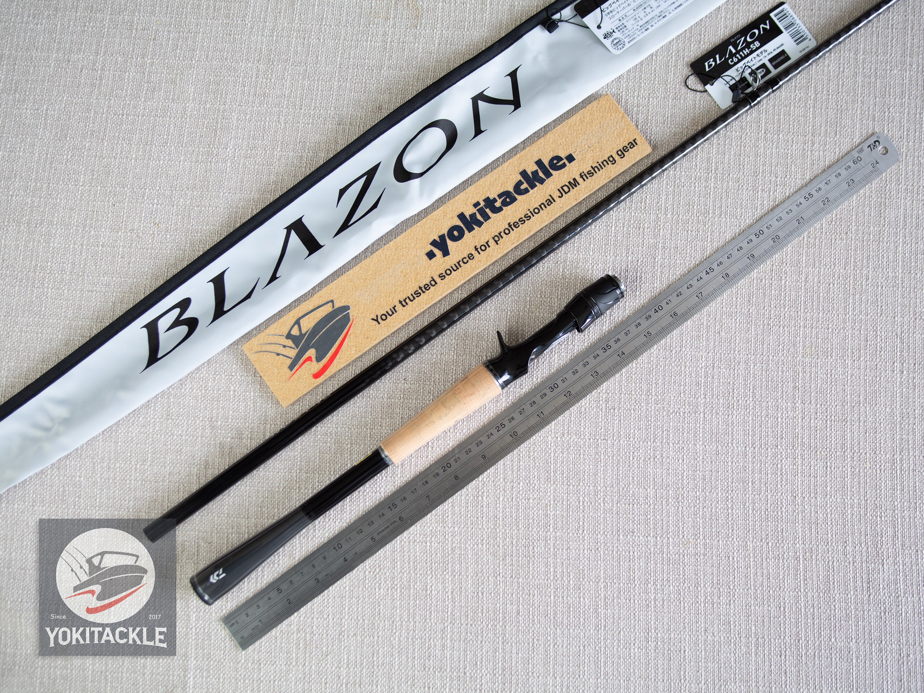 Brand New Daiwa BLAZON C611H-SB Baitcasting Rod for Bass