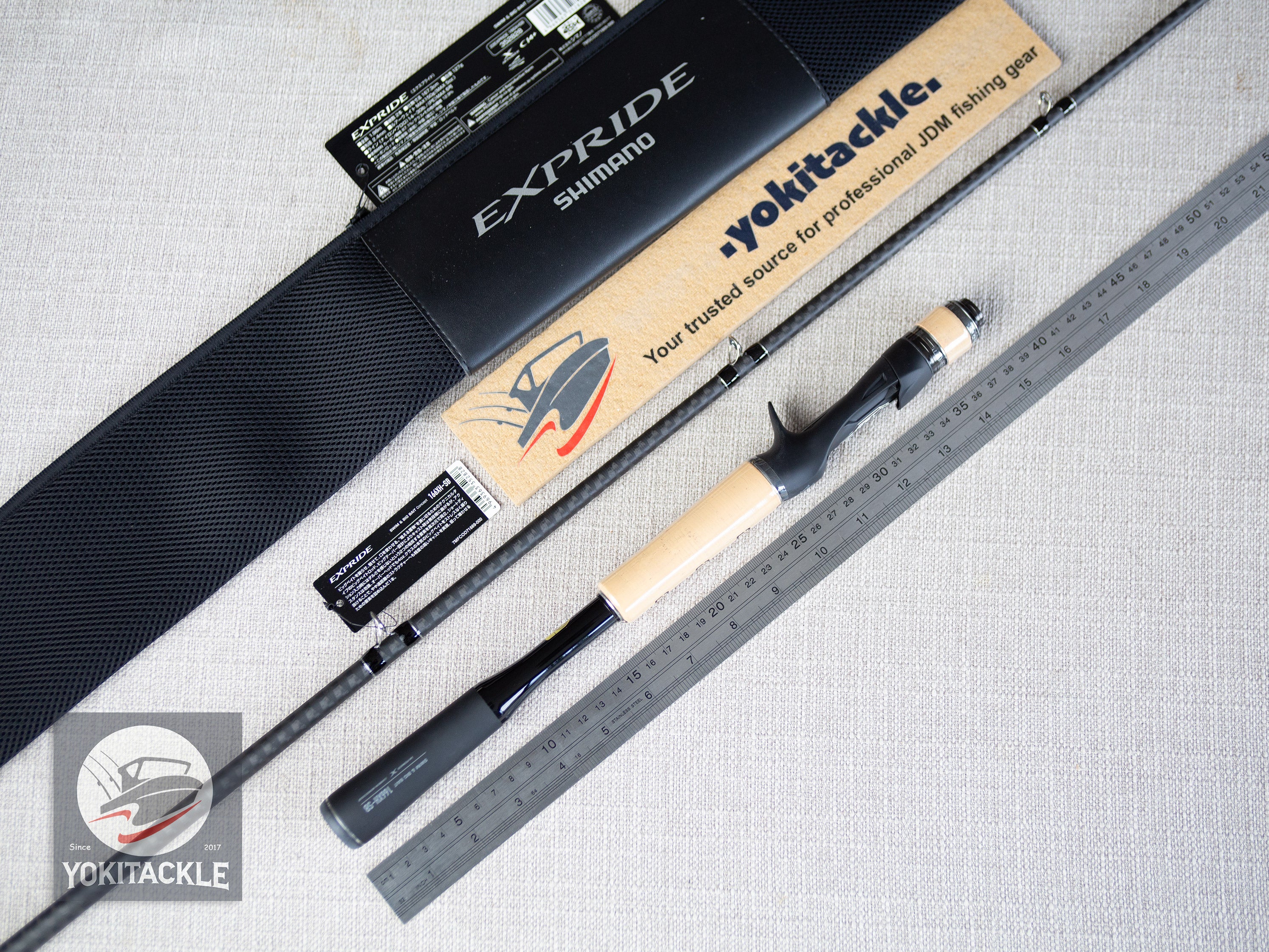 Shimano 22 Expride 1 piece 166XH-SB Baitcasting Rod for Bass