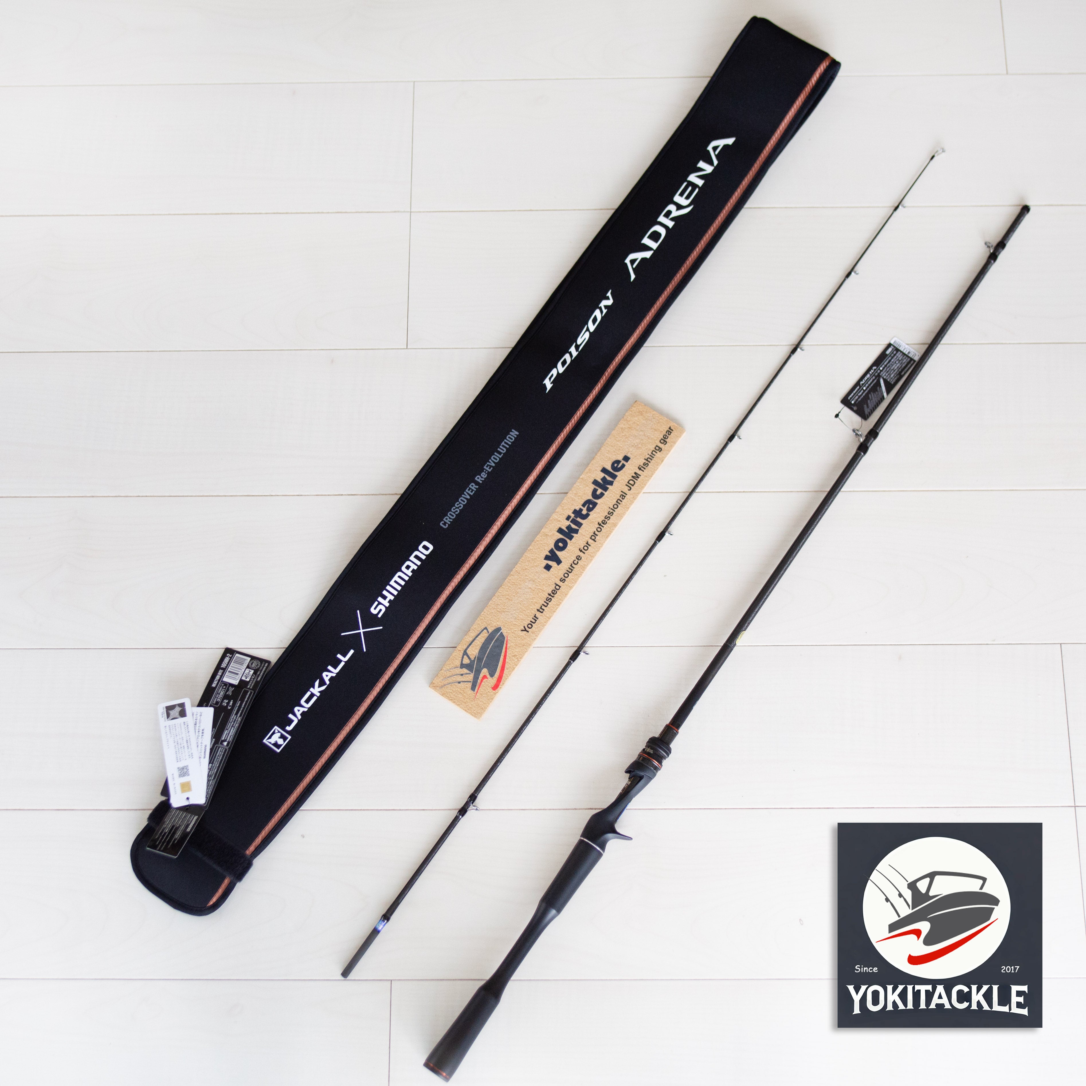 Shimano JACKALL  24 Poison Adrena 165MH-2 Baitcasting rod