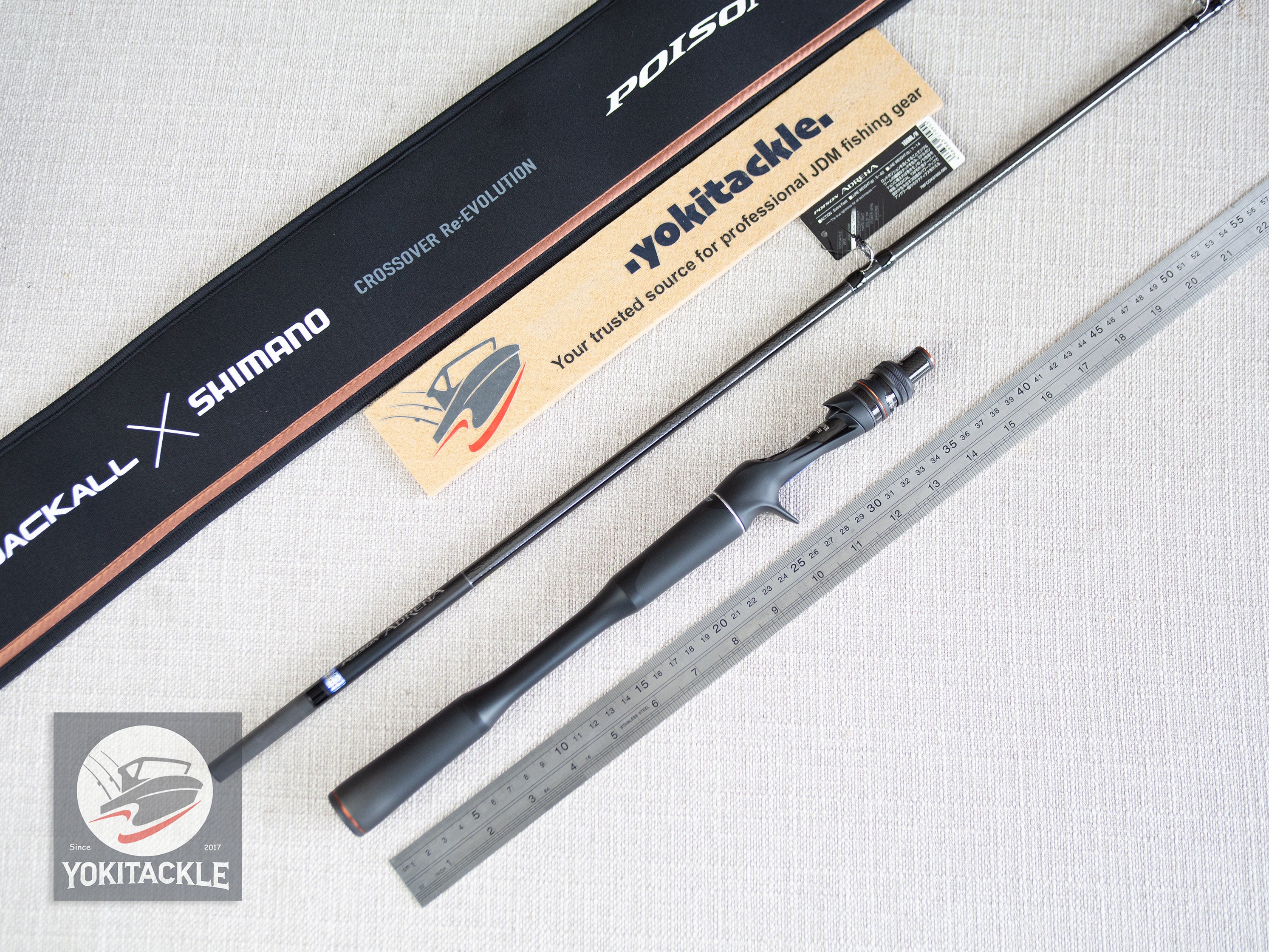 Shimano JACKALL 24 Poison Adrena 166ML/H Baitcasting rod