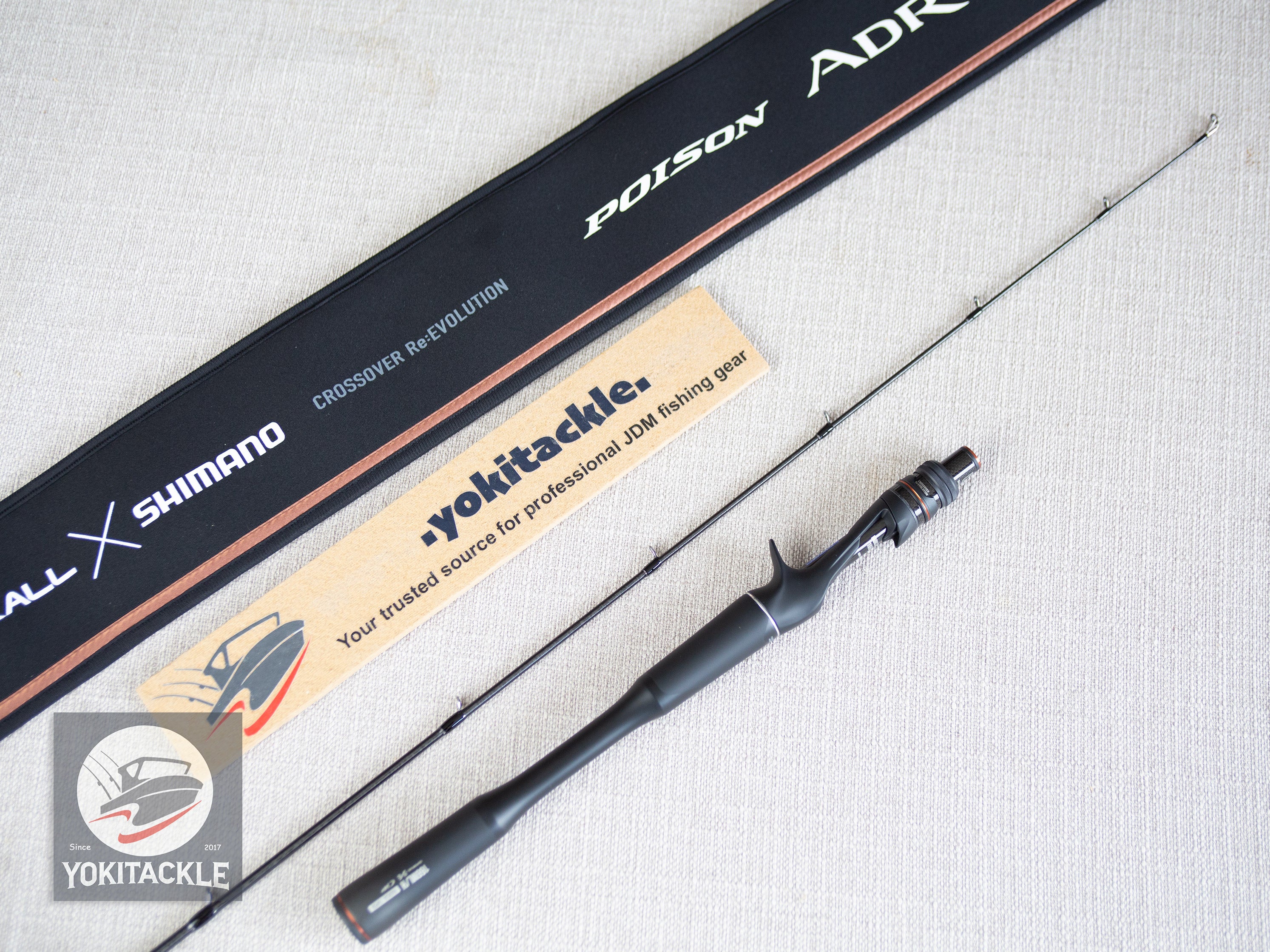 Shimano JACKALL 24 Poison Adrena 166ML/H Baitcasting rod
