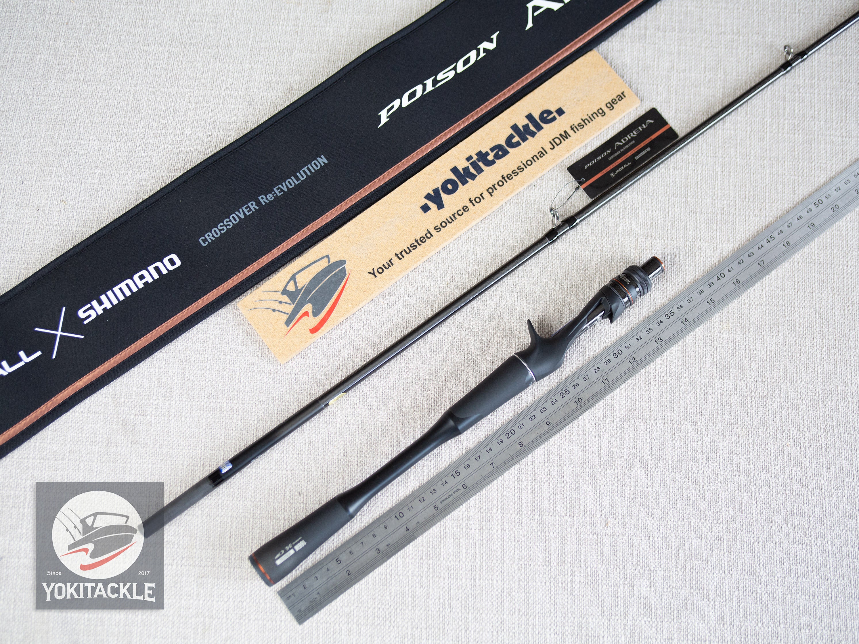 Shimano JACKALL 24 Poison Adrena 166M Baitcasting rod
